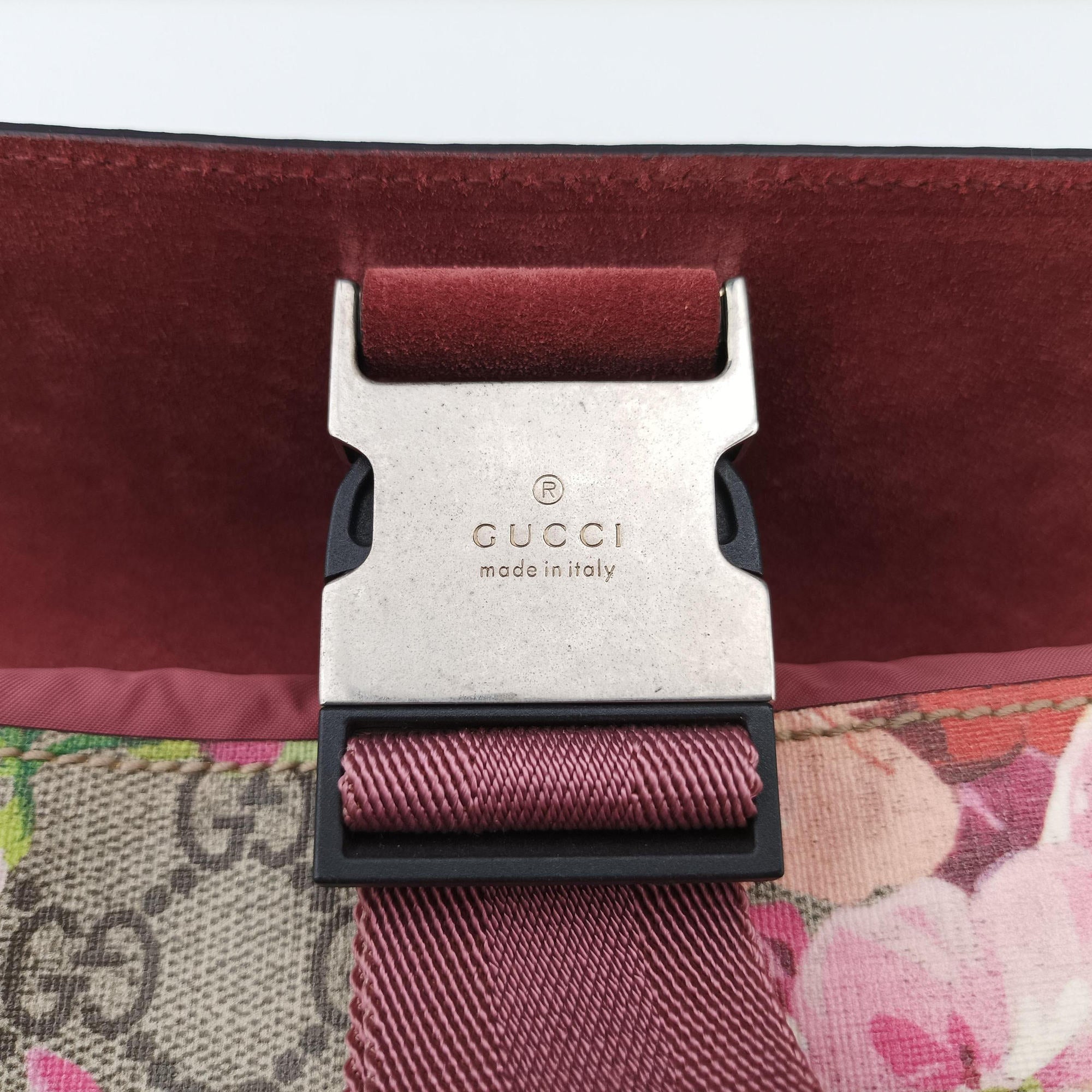 Pre-owned Gucci GG Blooms Multicolour PVC coated canvas 410544 backpack/rucksack | stylenewstar