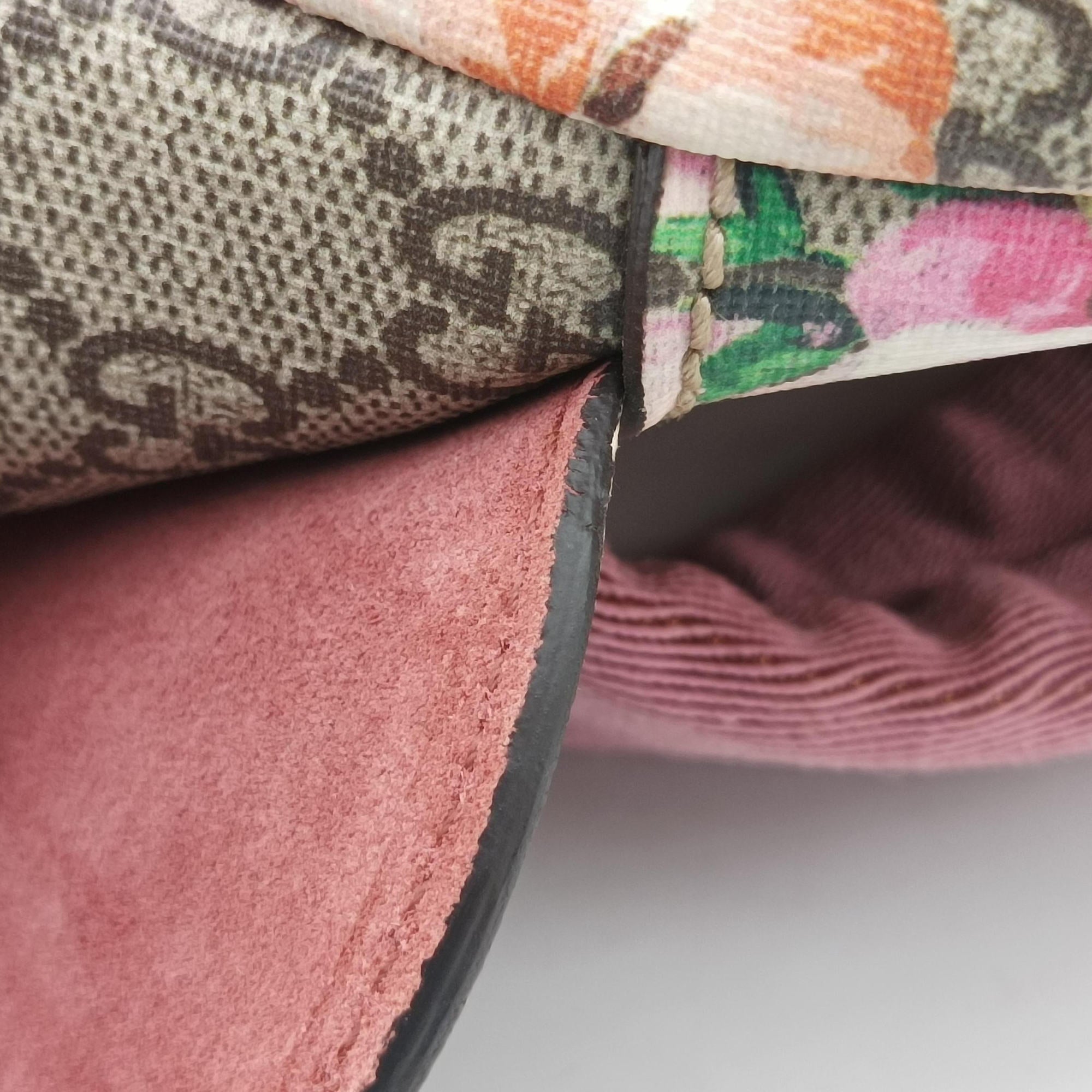 Pre-owned Gucci GG Blooms Multicolour PVC coated canvas 410544 backpack/rucksack | stylenewstar