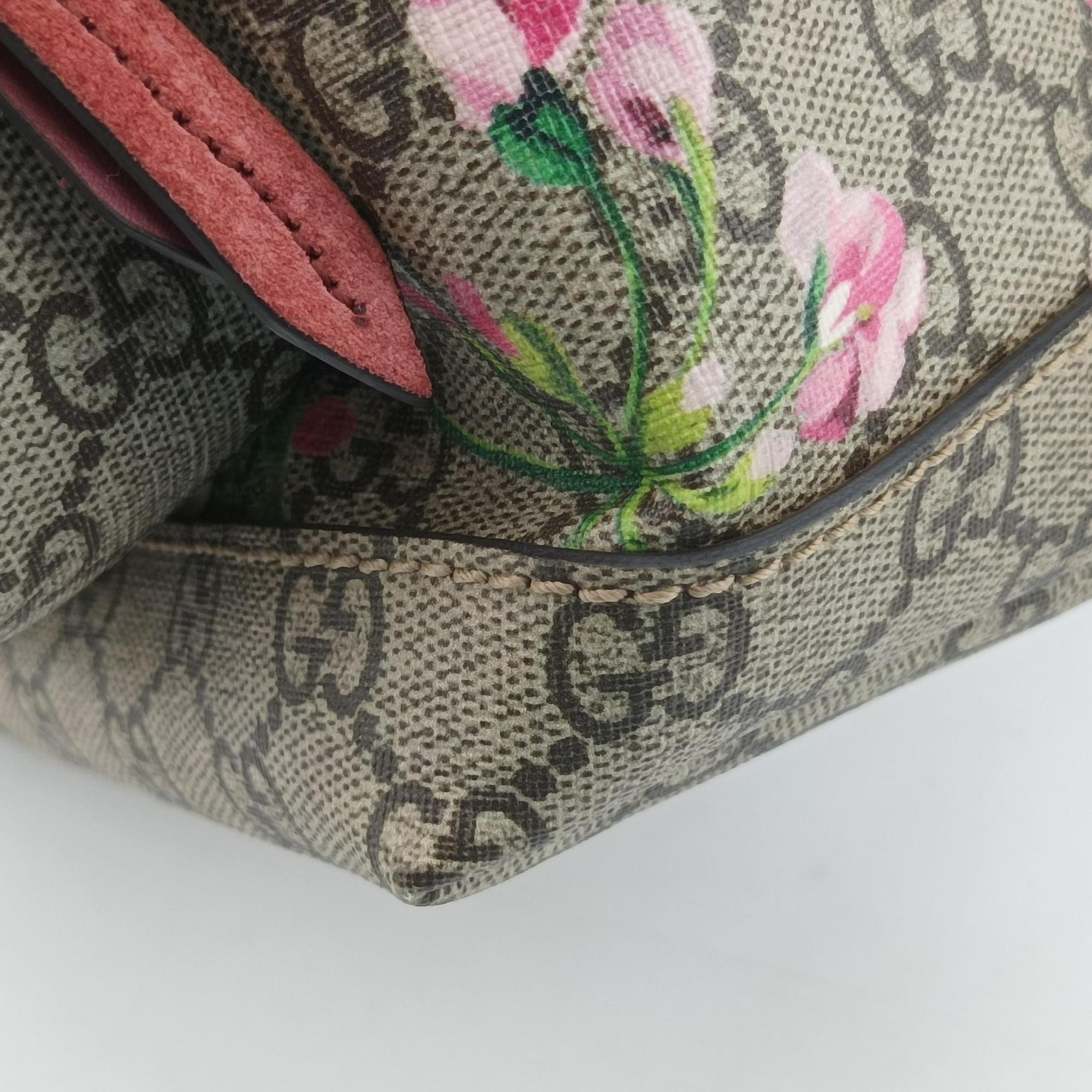 Pre-owned Gucci GG Blooms Multicolour PVC coated canvas 410544 backpack/rucksack | stylenewstar