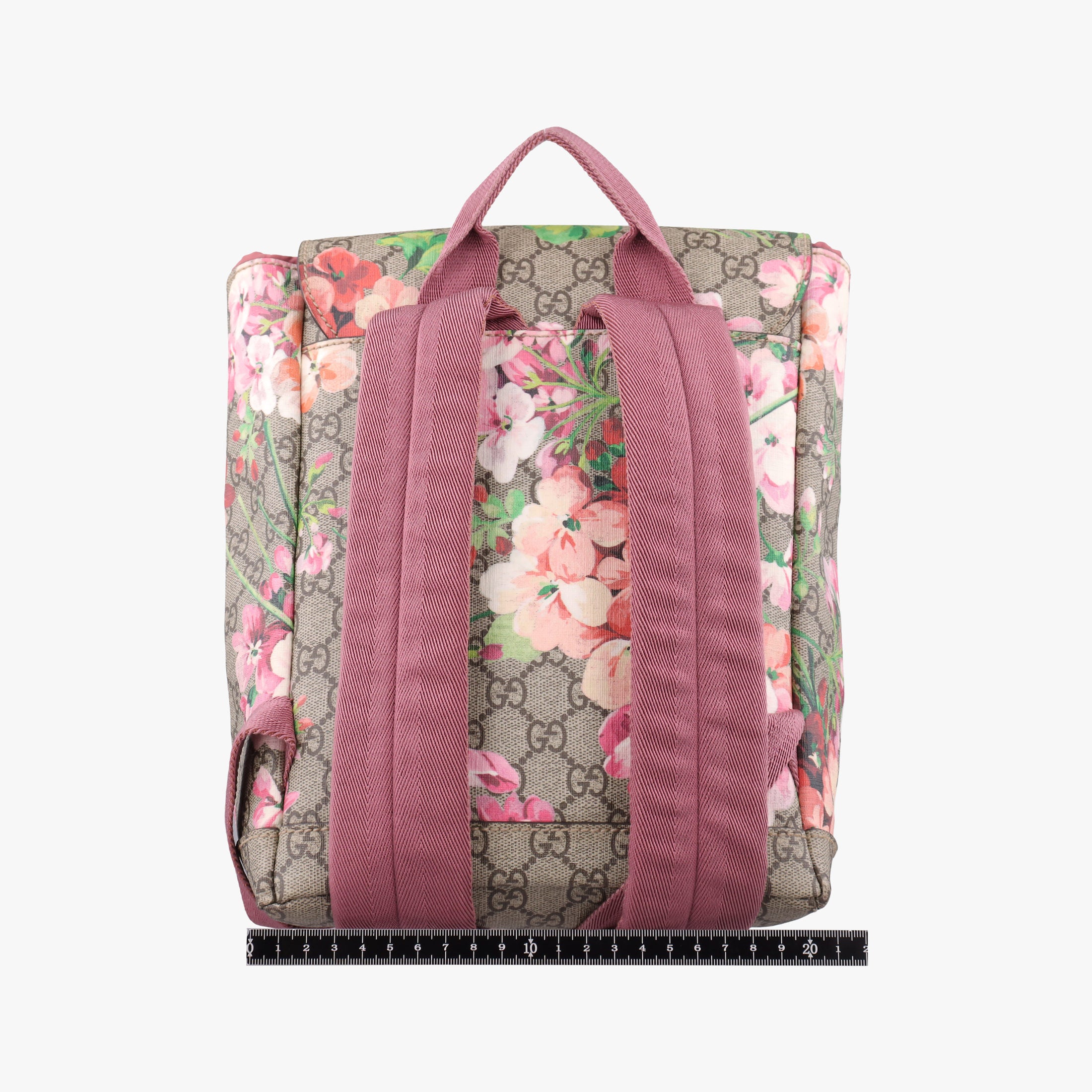 Pre-owned Gucci GG Blooms Multicolour PVC coated canvas 410544 backpack/rucksack | stylenewstar
