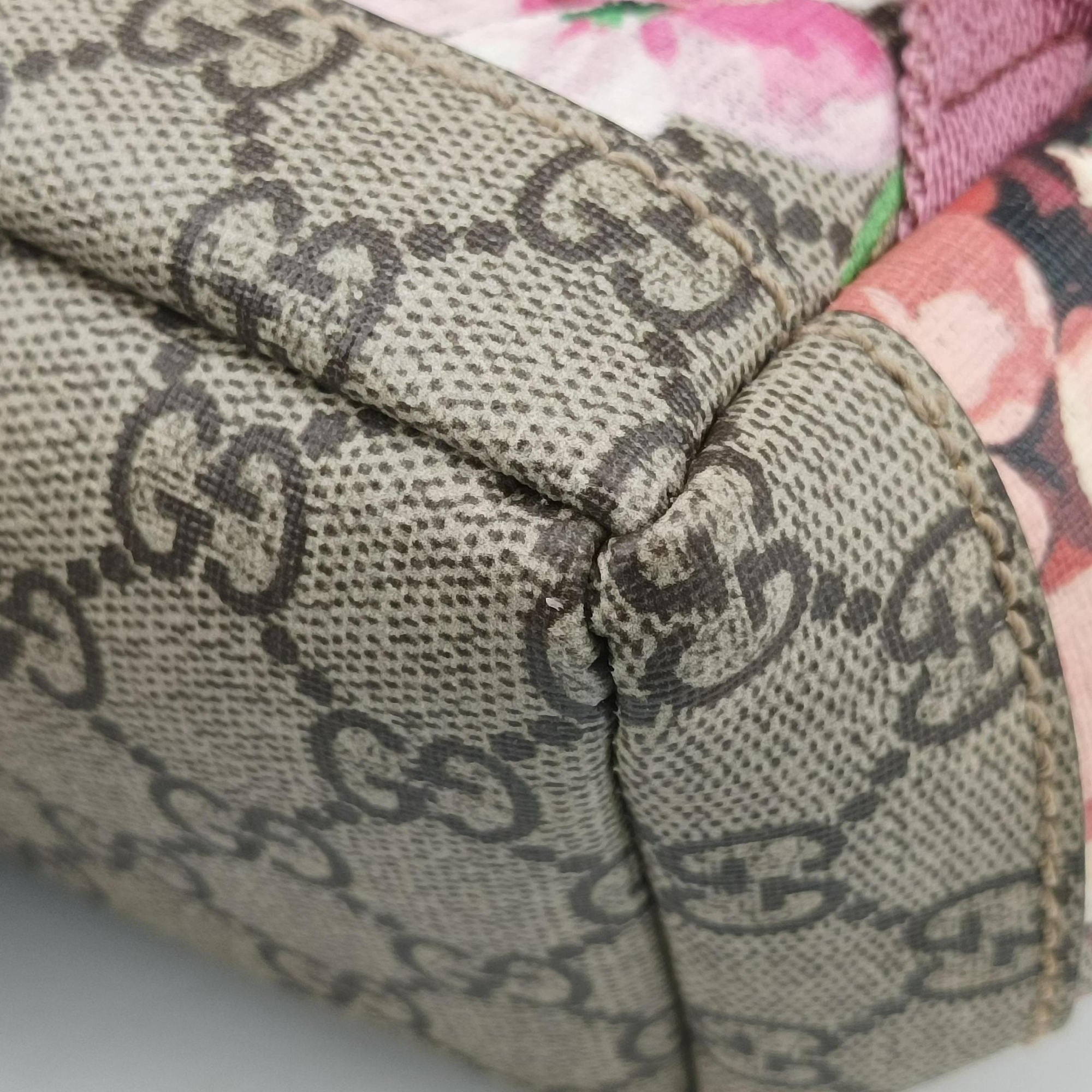Pre-owned Gucci GG Blooms Multicolour PVC coated canvas 410544 backpack/rucksack | stylenewstar