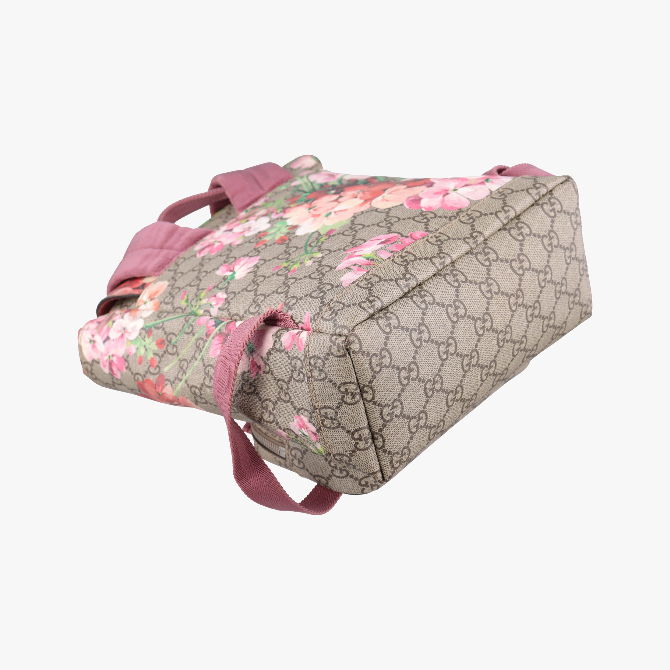 Pre-owned Gucci GG Blooms Multicolour PVC coated canvas 410544 backpack/rucksack | stylenewstar