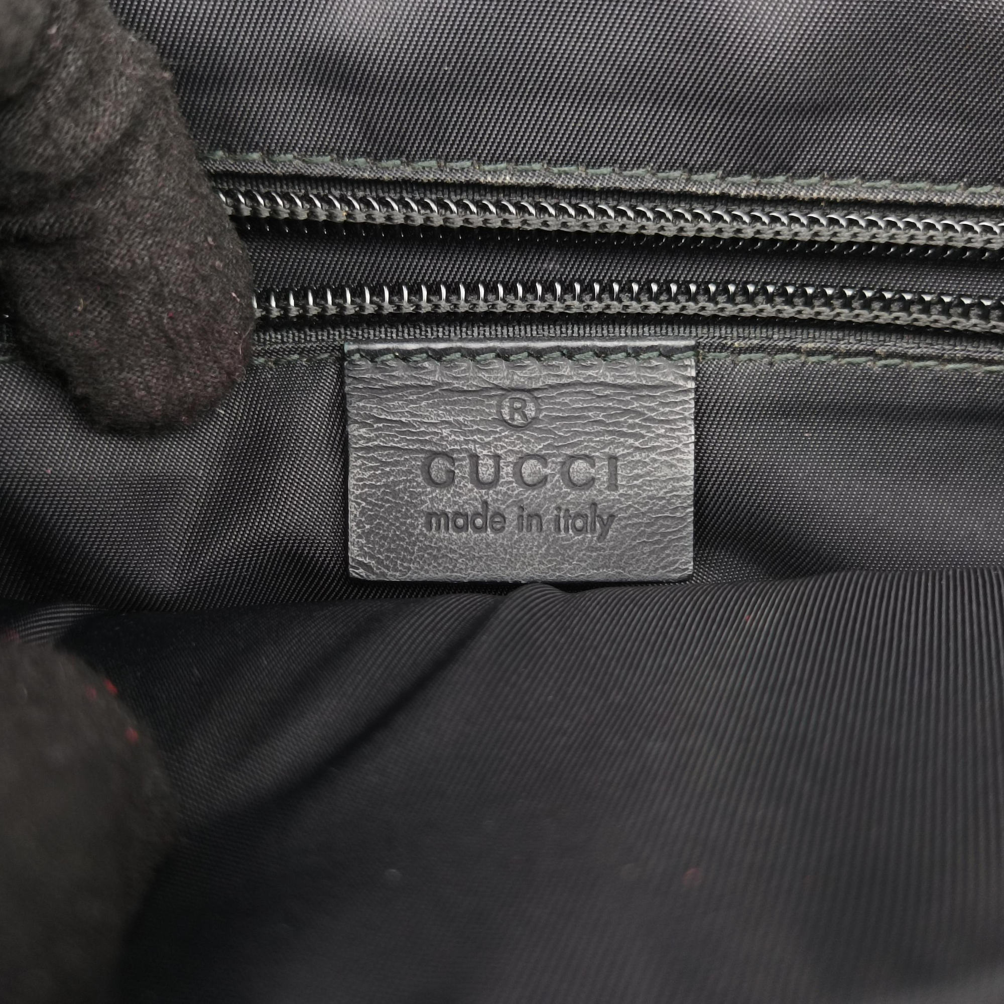 Secondhand Gucci Guccissima Black Leather 246410 handbag | stylenewstar