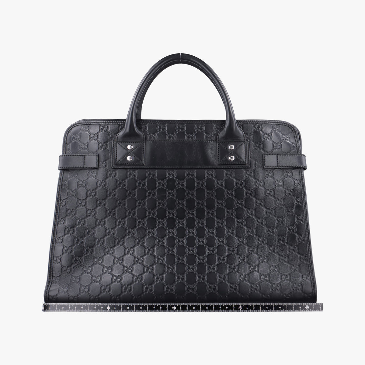 Secondhand Gucci Guccissima Black Leather 246410 handbag | stylenewstar