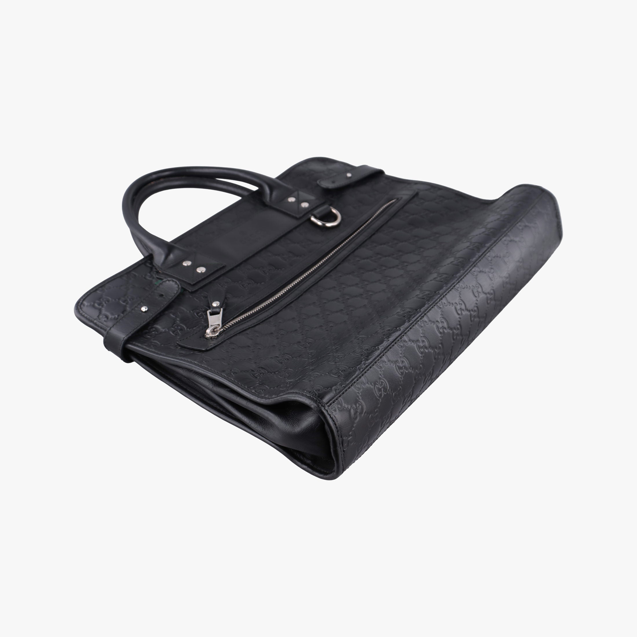 Secondhand Gucci Guccissima Black Leather 246410 handbag | stylenewstar