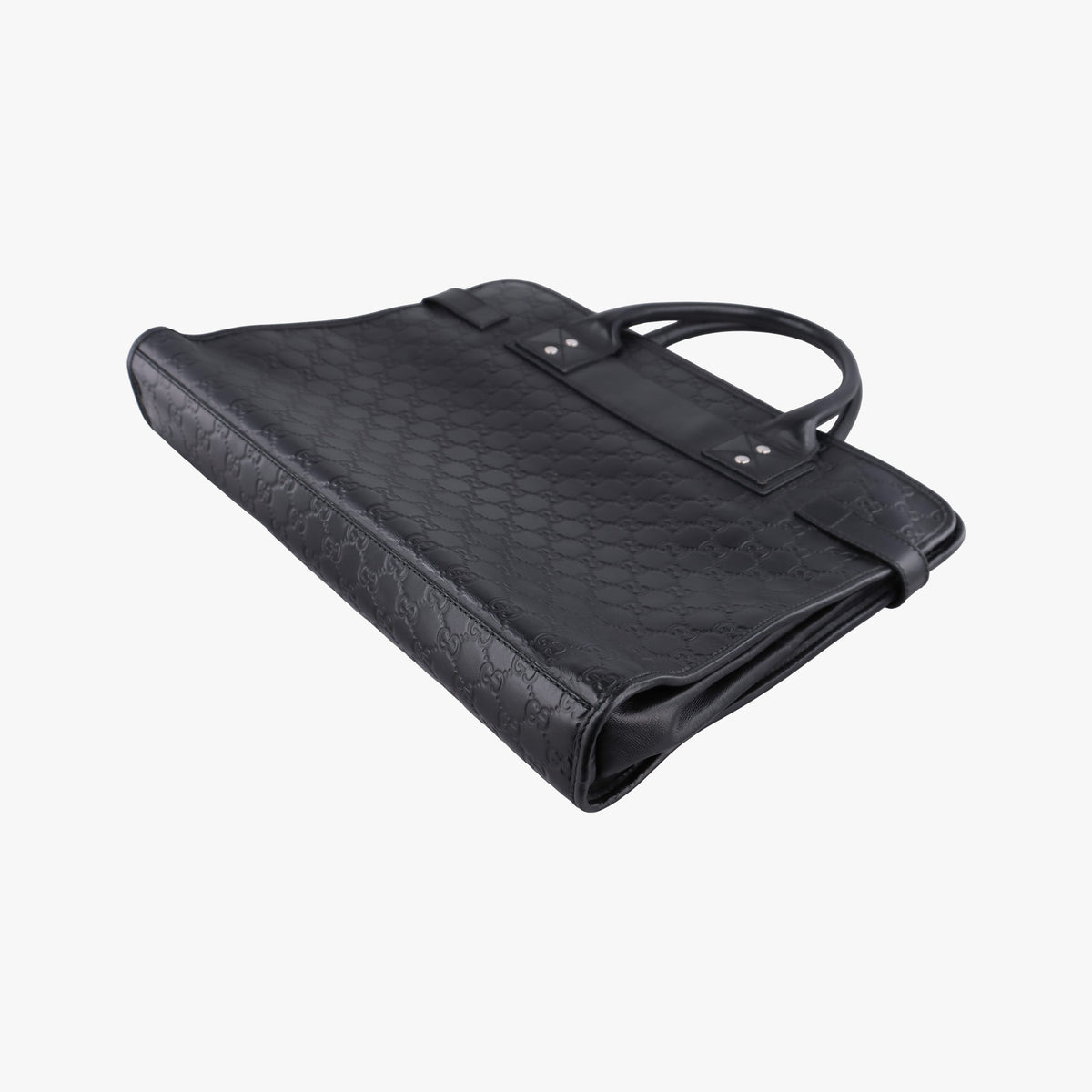 Secondhand Gucci Guccissima Black Leather 246410 handbag | stylenewstar