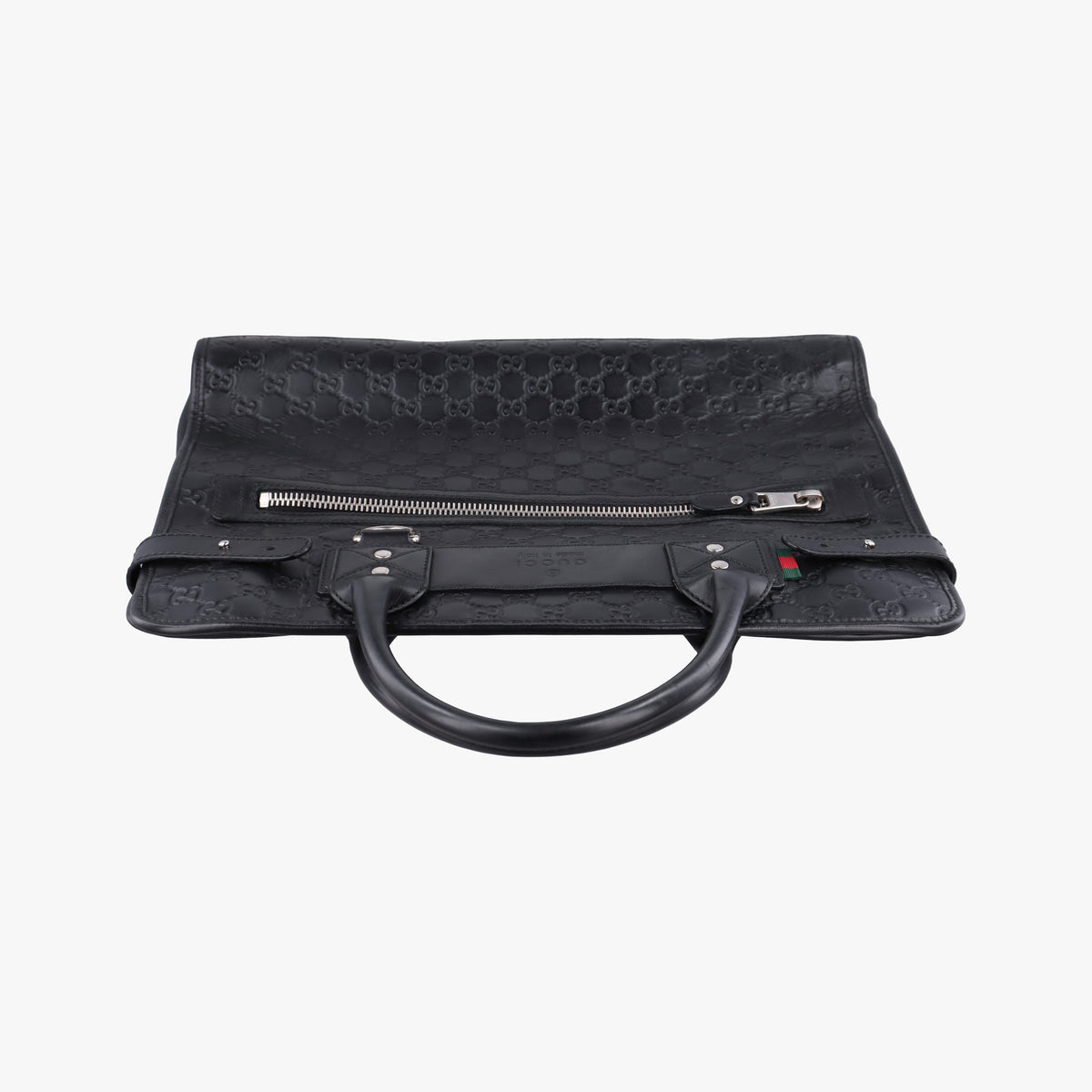 Secondhand Gucci Guccissima Black Leather 246410 handbag | stylenewstar