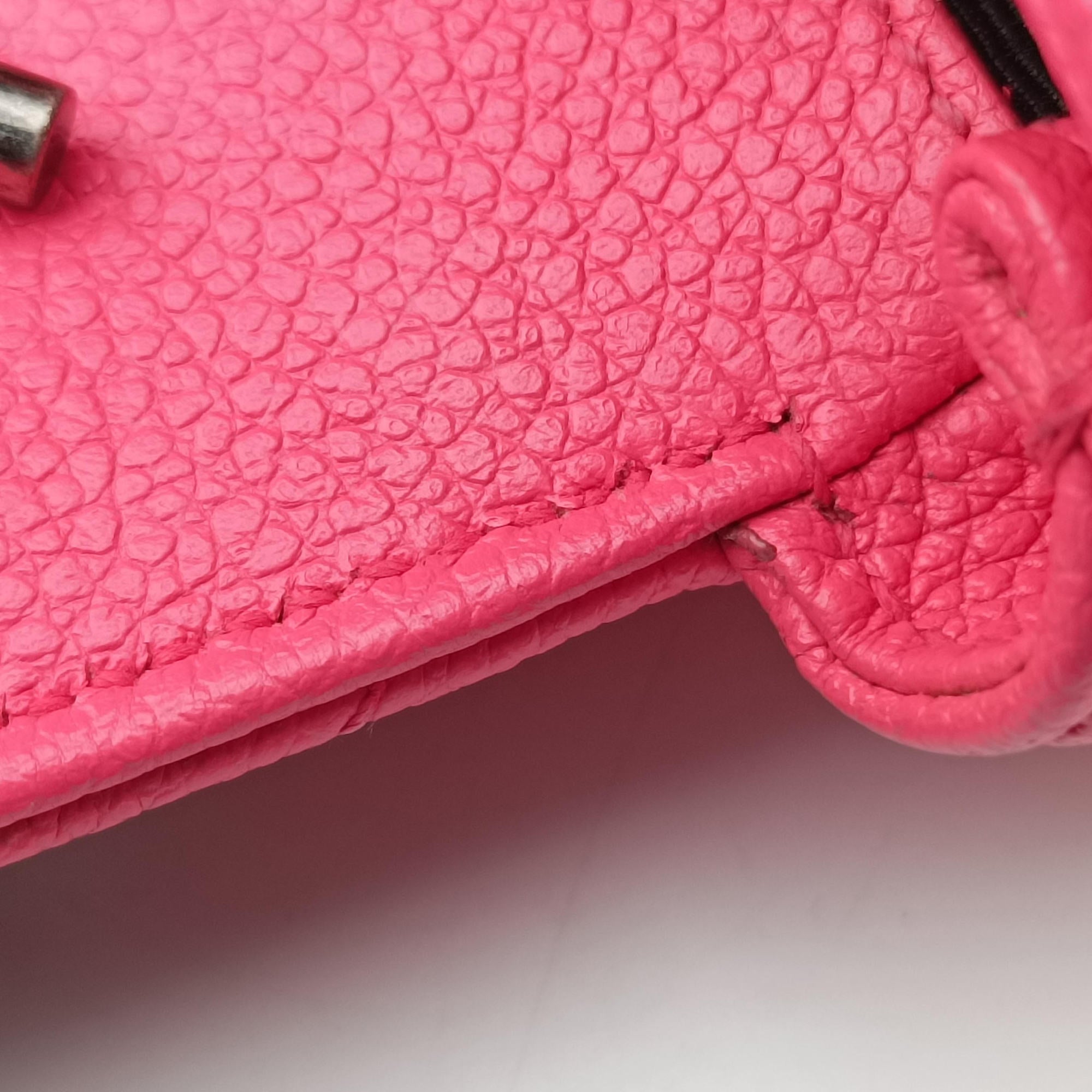 Pre-owned Yves Saint Laurent Baby Chai Pink Leather 399289 shoulderbag | stylenewstar