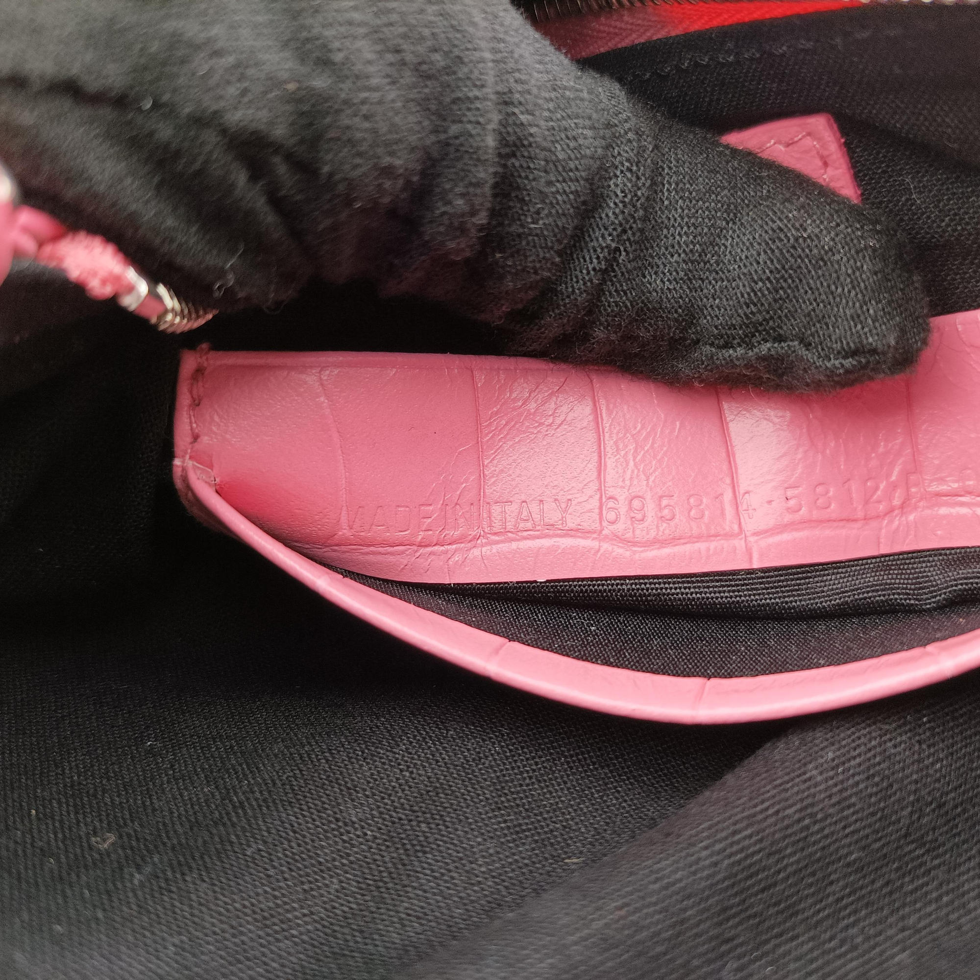 Pre-owned Balenciaga Le Cagole mini Pink Leather  shoulderbag | stylenewstar