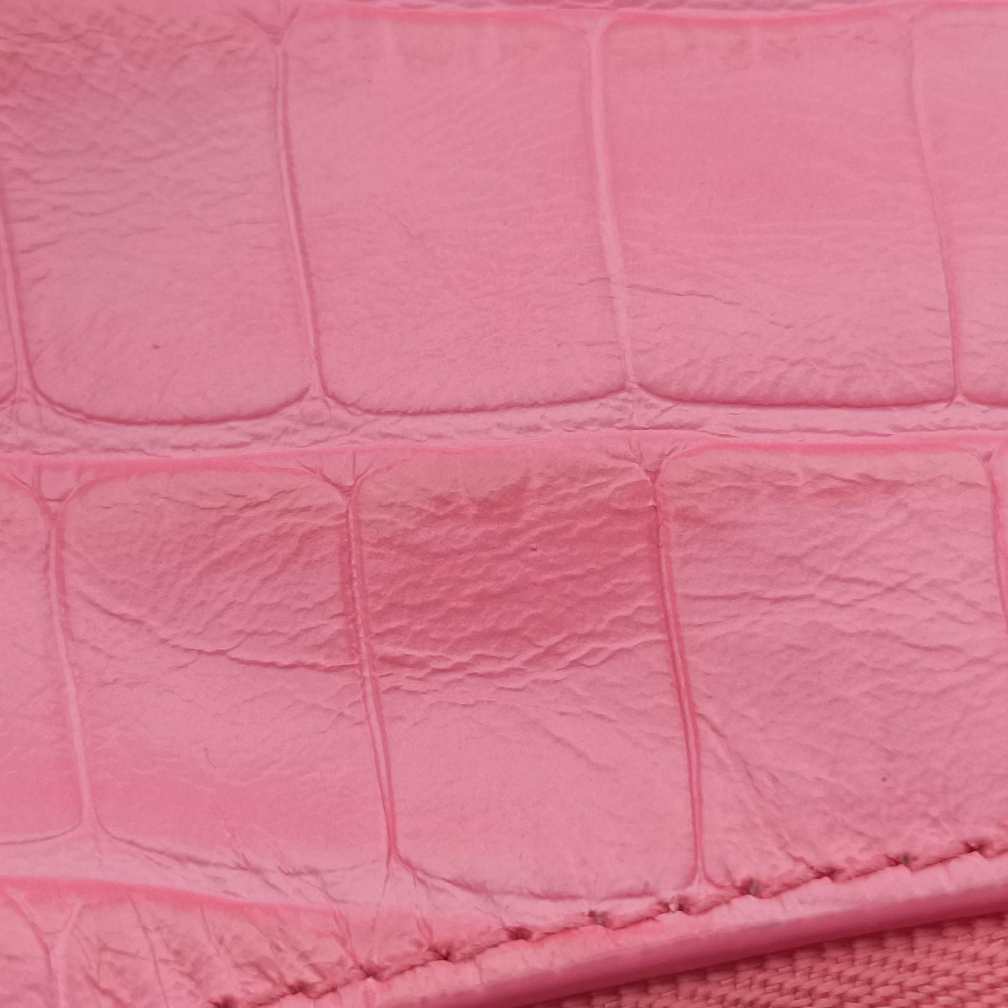 Pre-owned Balenciaga Le Cagole mini Pink Leather  shoulderbag | stylenewstar