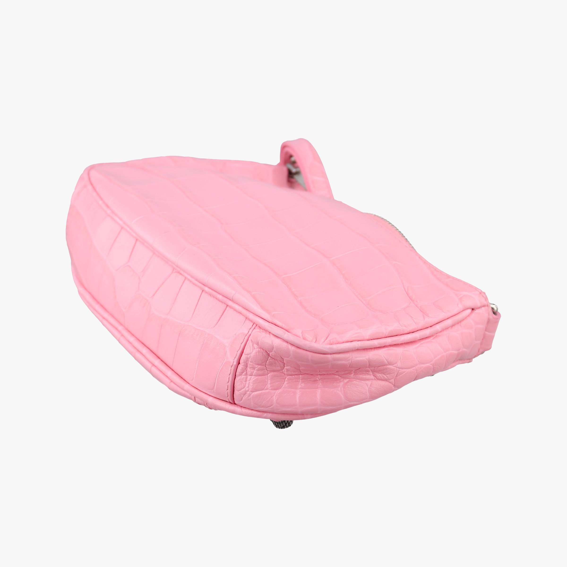 Pre-owned Balenciaga Le Cagole mini Pink Leather  shoulderbag | stylenewstar
