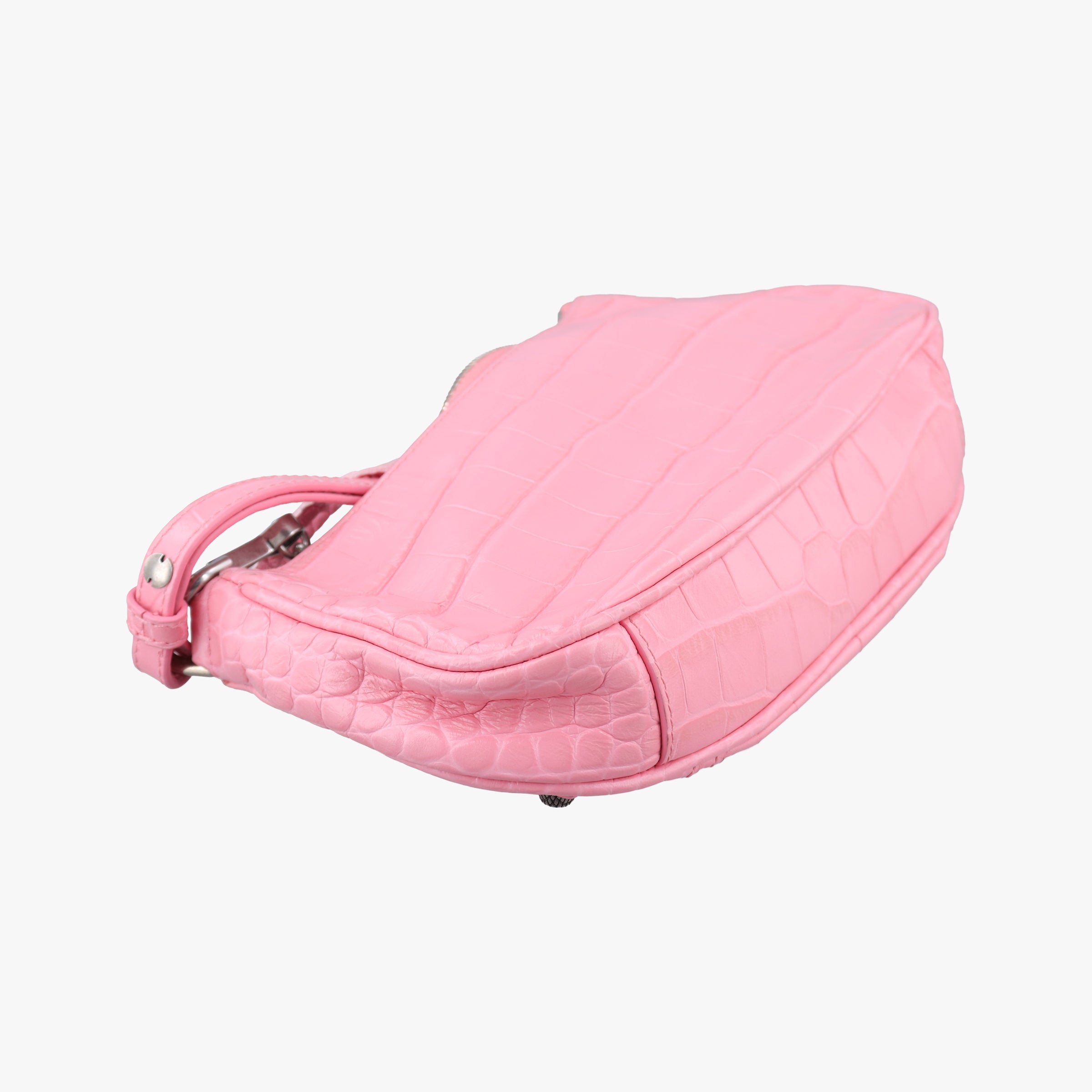 Pre-owned Balenciaga Le Cagole mini Pink Leather  shoulderbag | stylenewstar