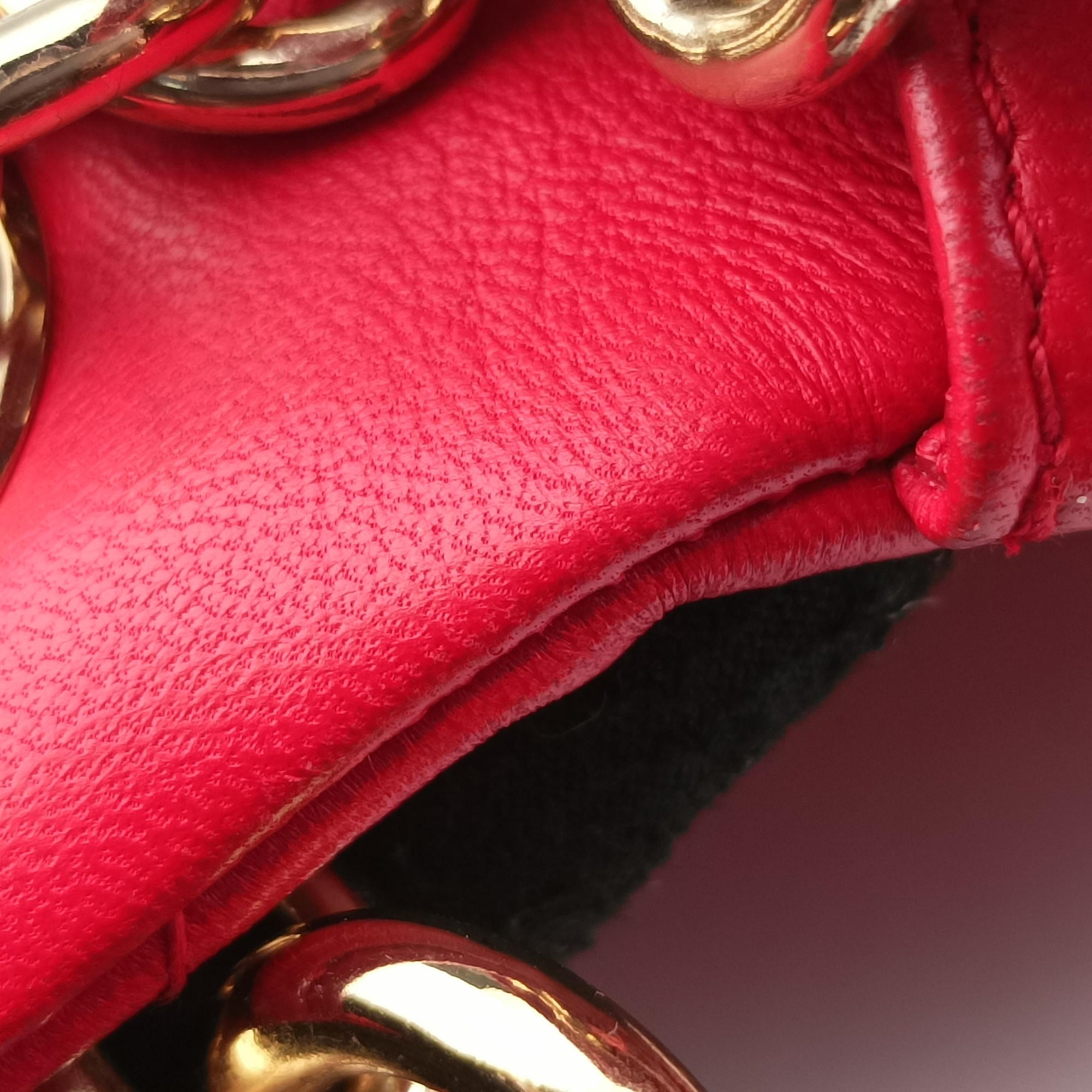 Pre-owned Dolce & Gabbana Miss Kate Red Leather  shoulderbag | stylenewstar