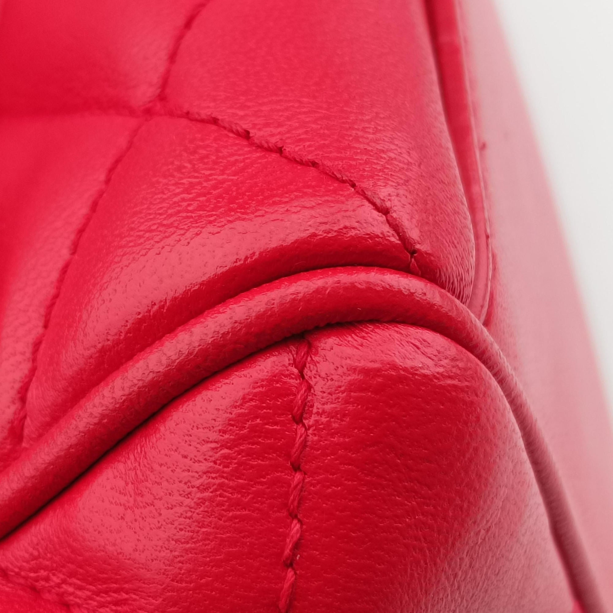 Pre-owned Dolce & Gabbana Miss Kate Red Leather  shoulderbag | stylenewstar