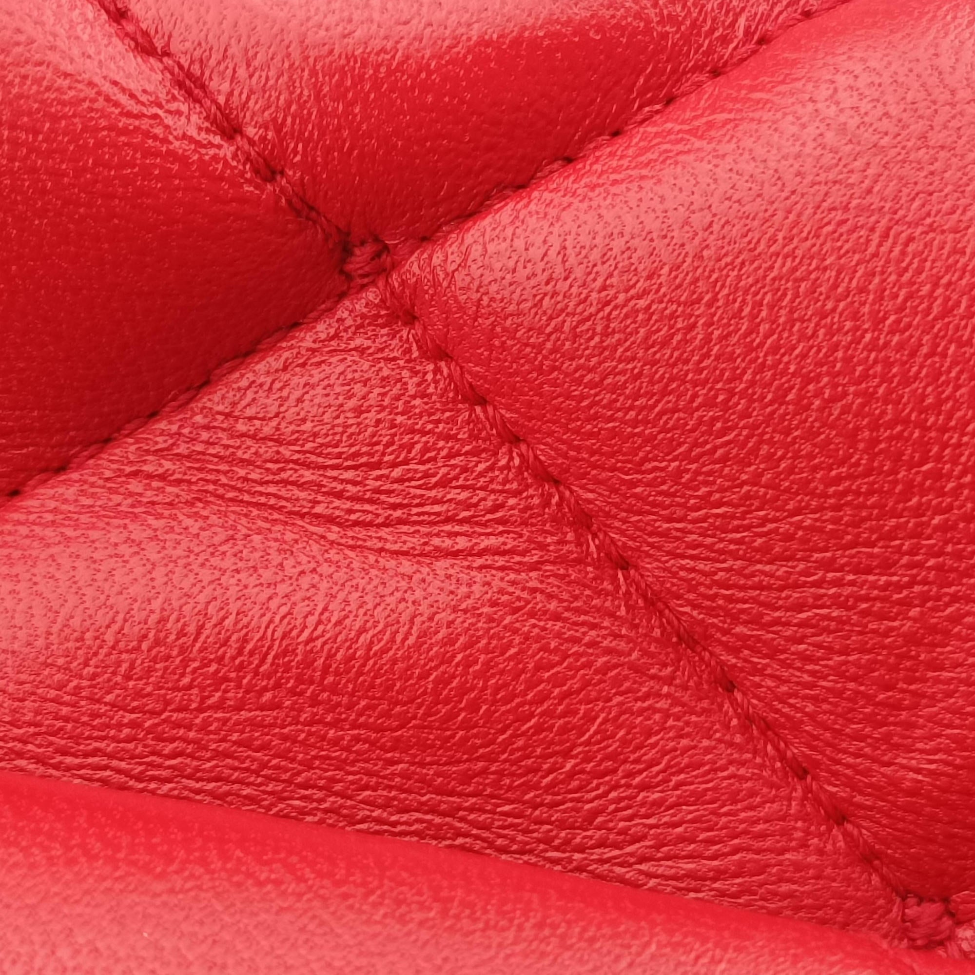 Pre-owned Dolce & Gabbana Miss Kate Red Leather  shoulderbag | stylenewstar