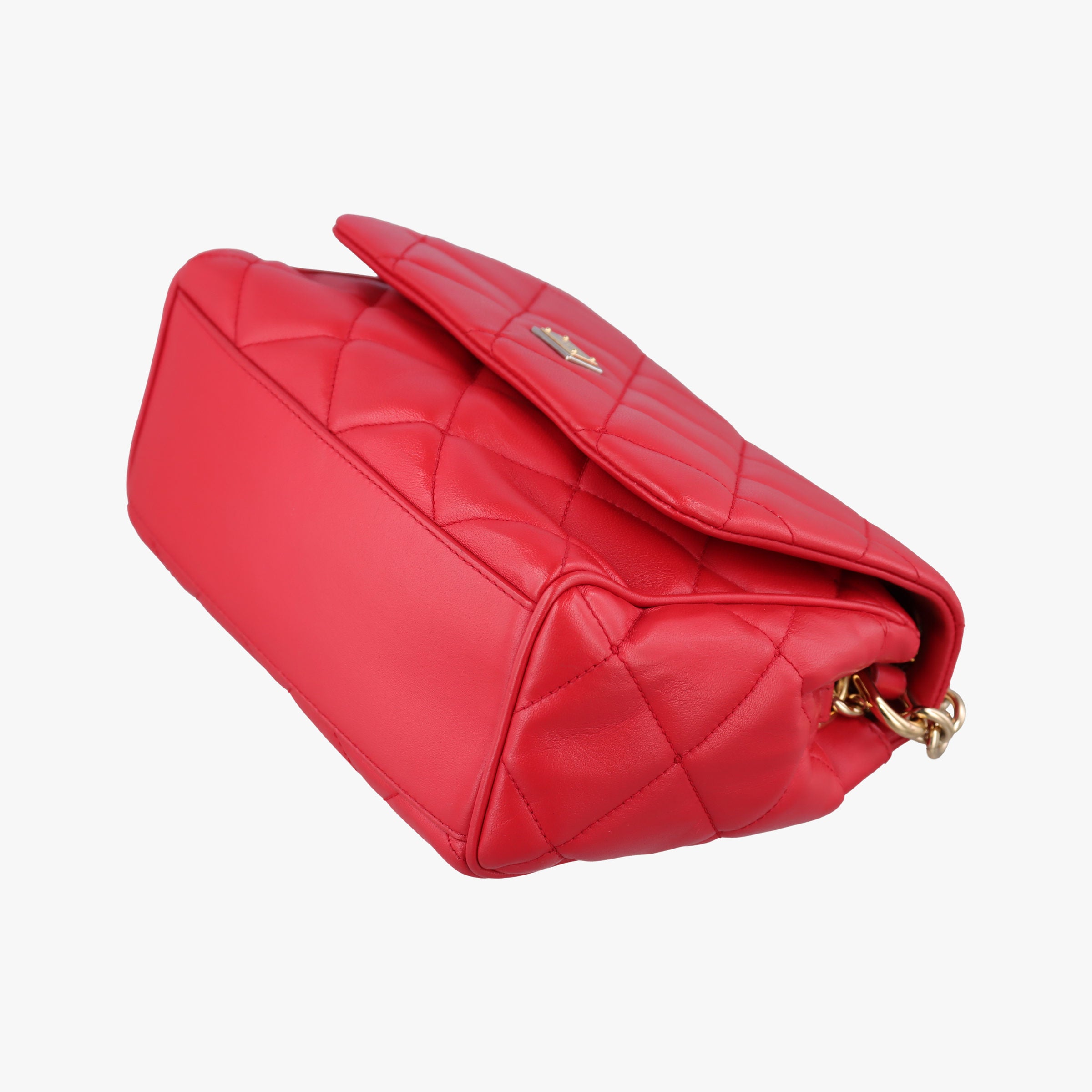 Pre-owned Dolce & Gabbana Miss Kate Red Leather  shoulderbag | stylenewstar