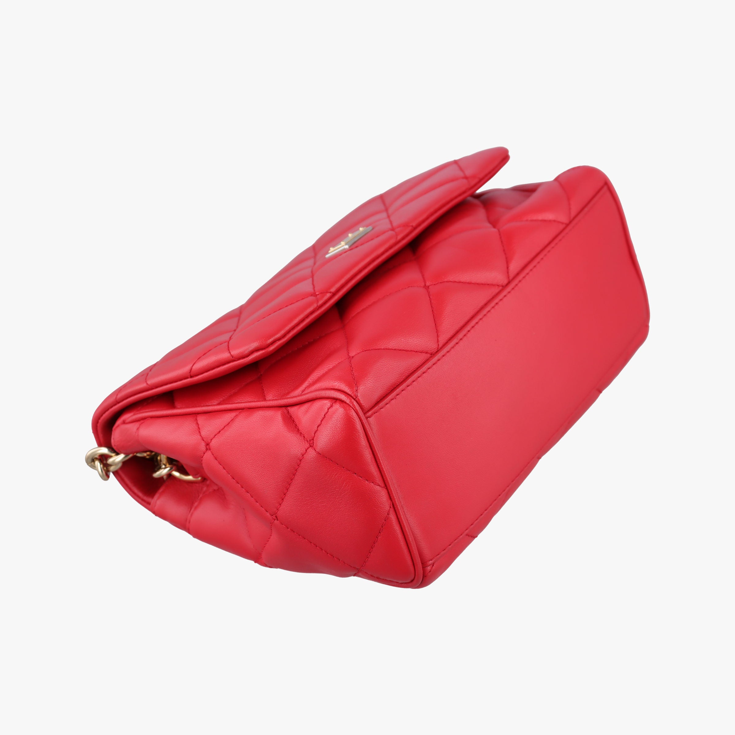 Pre-owned Dolce & Gabbana Miss Kate Red Leather  shoulderbag | stylenewstar