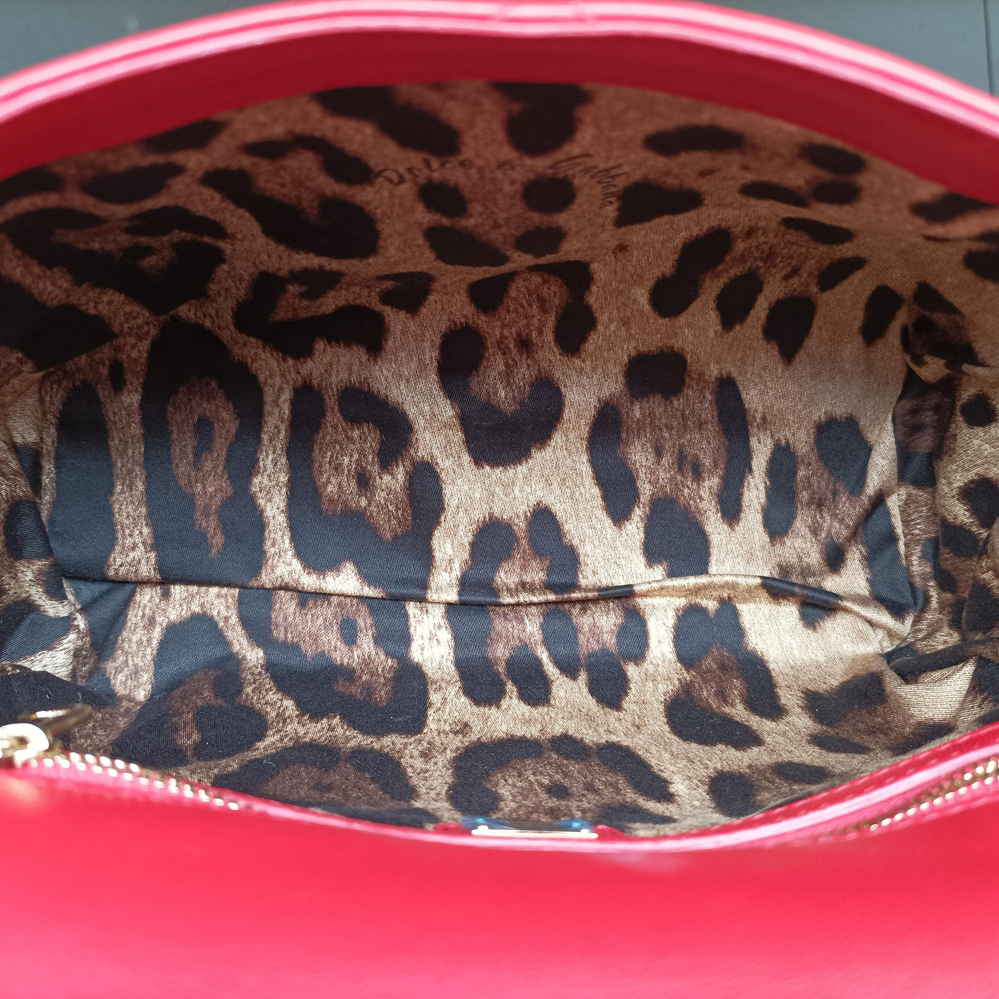 Pre-owned Dolce & Gabbana Miss Kate Red Leather  shoulderbag | stylenewstar