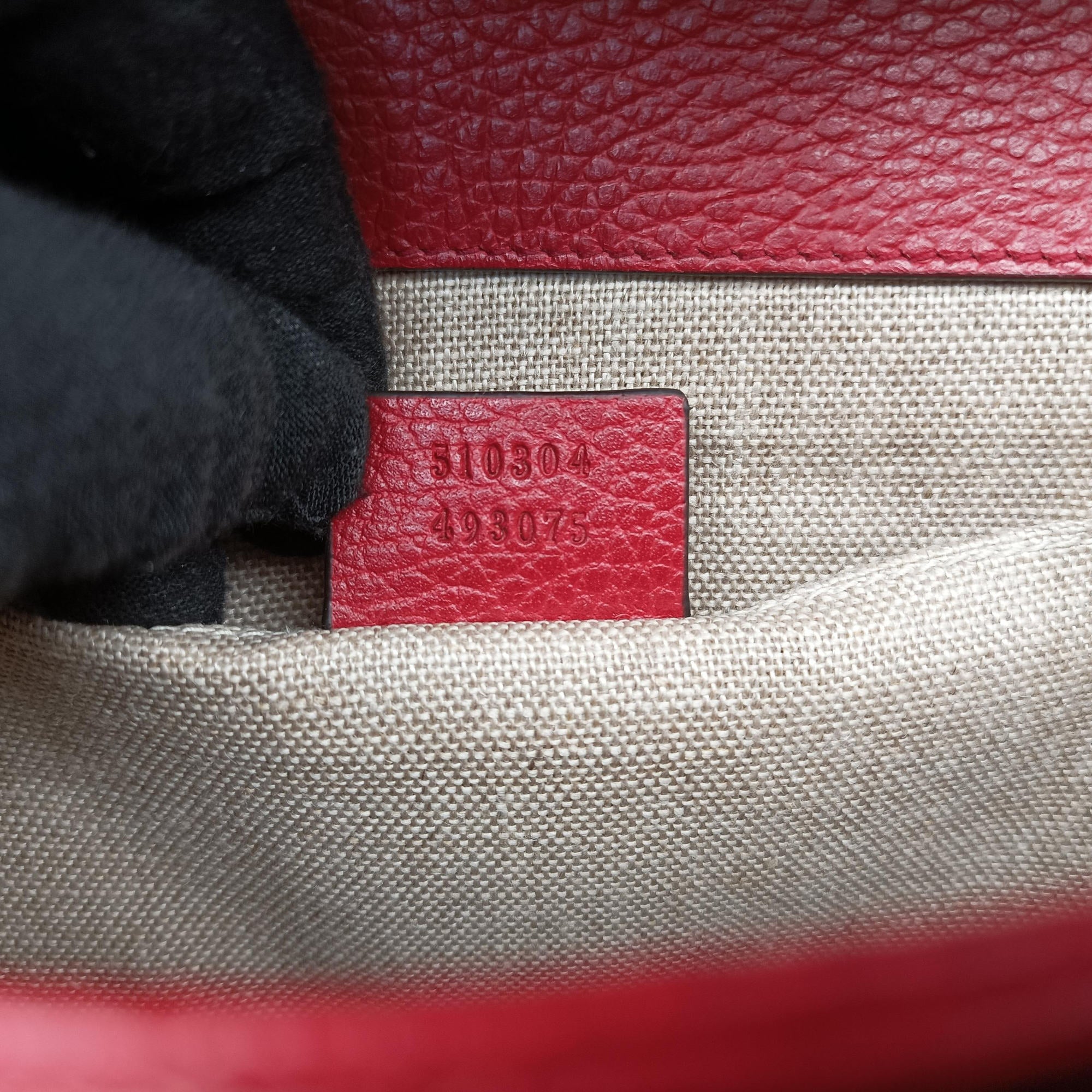 Secondhand Gucci Interlocking G Red Leather 510304 shoulderbag | stylenewstar