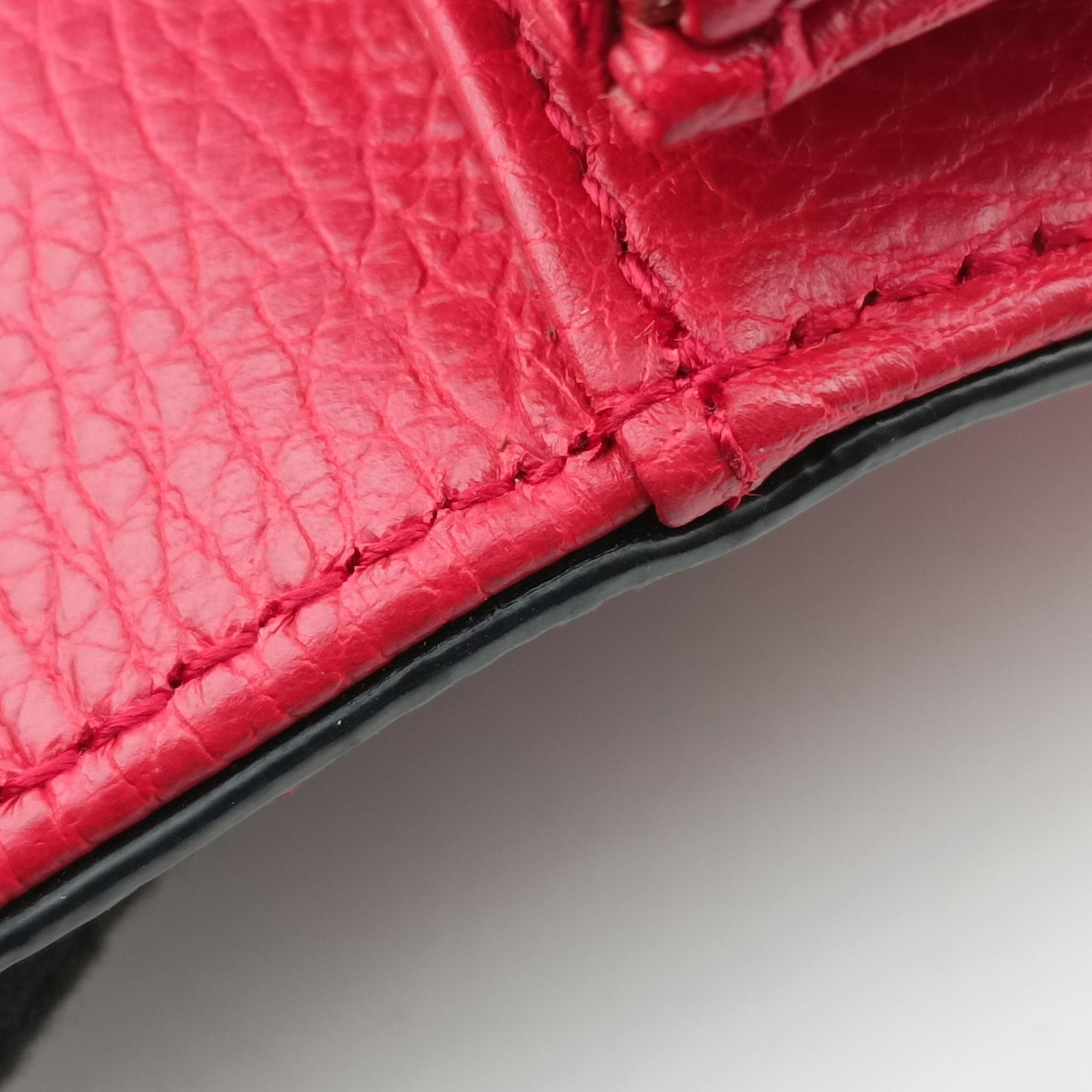 Secondhand Gucci Interlocking G Red Leather 510304 shoulderbag | stylenewstar