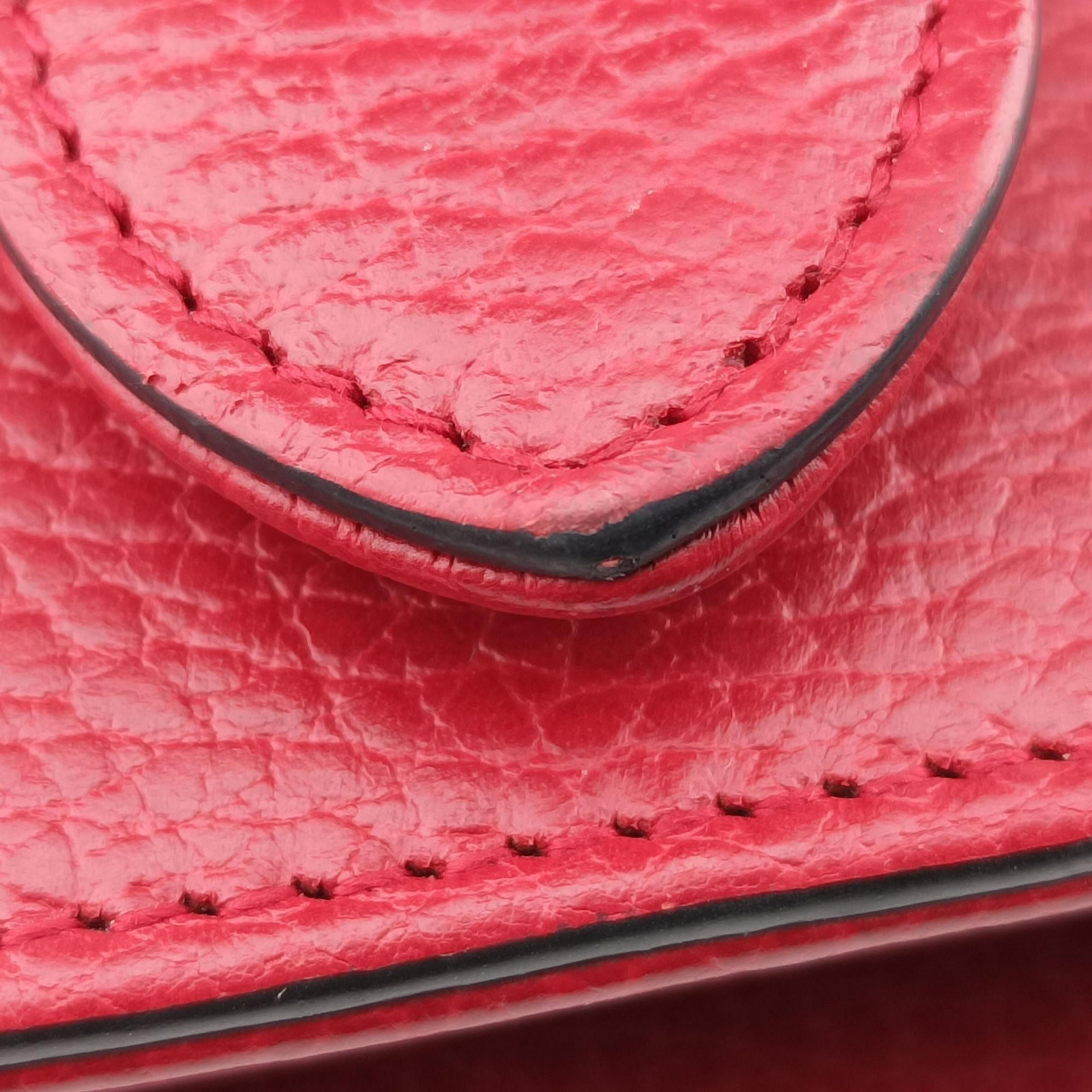 Secondhand Gucci Interlocking G Red Leather 510304 shoulderbag | stylenewstar