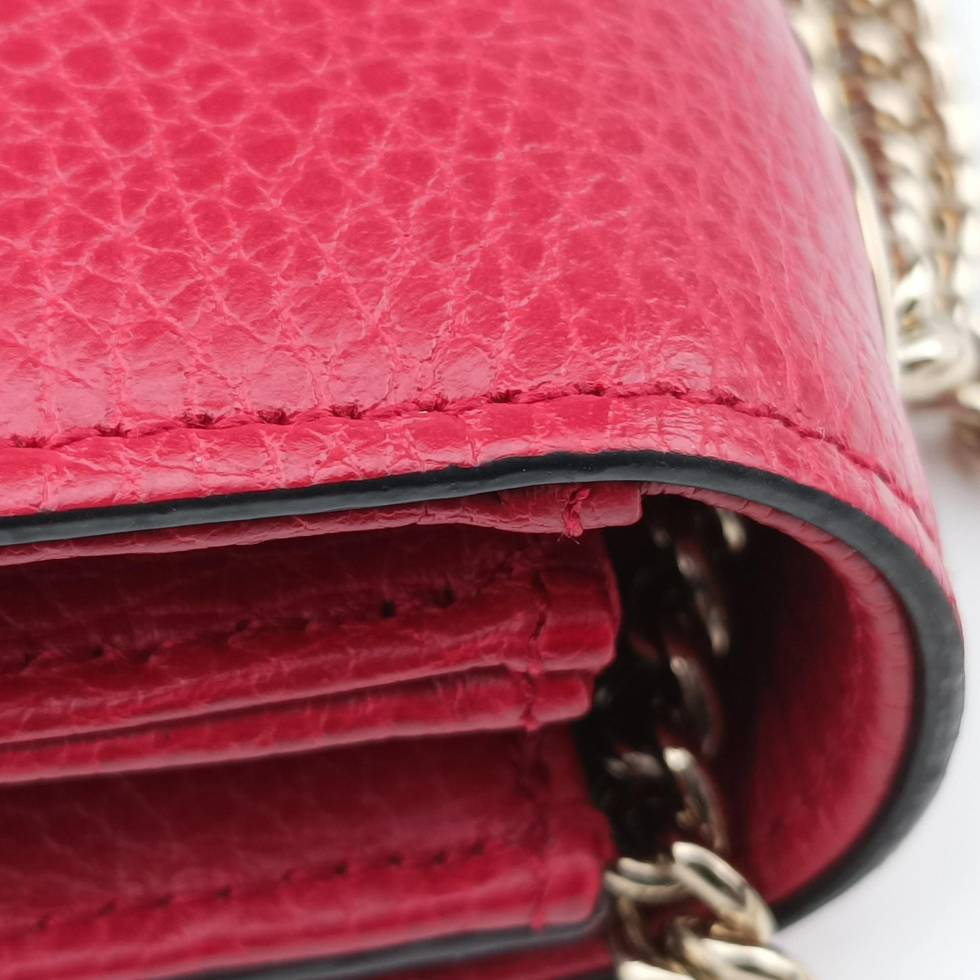 Secondhand Gucci Interlocking G Red Leather 510304 shoulderbag | stylenewstar