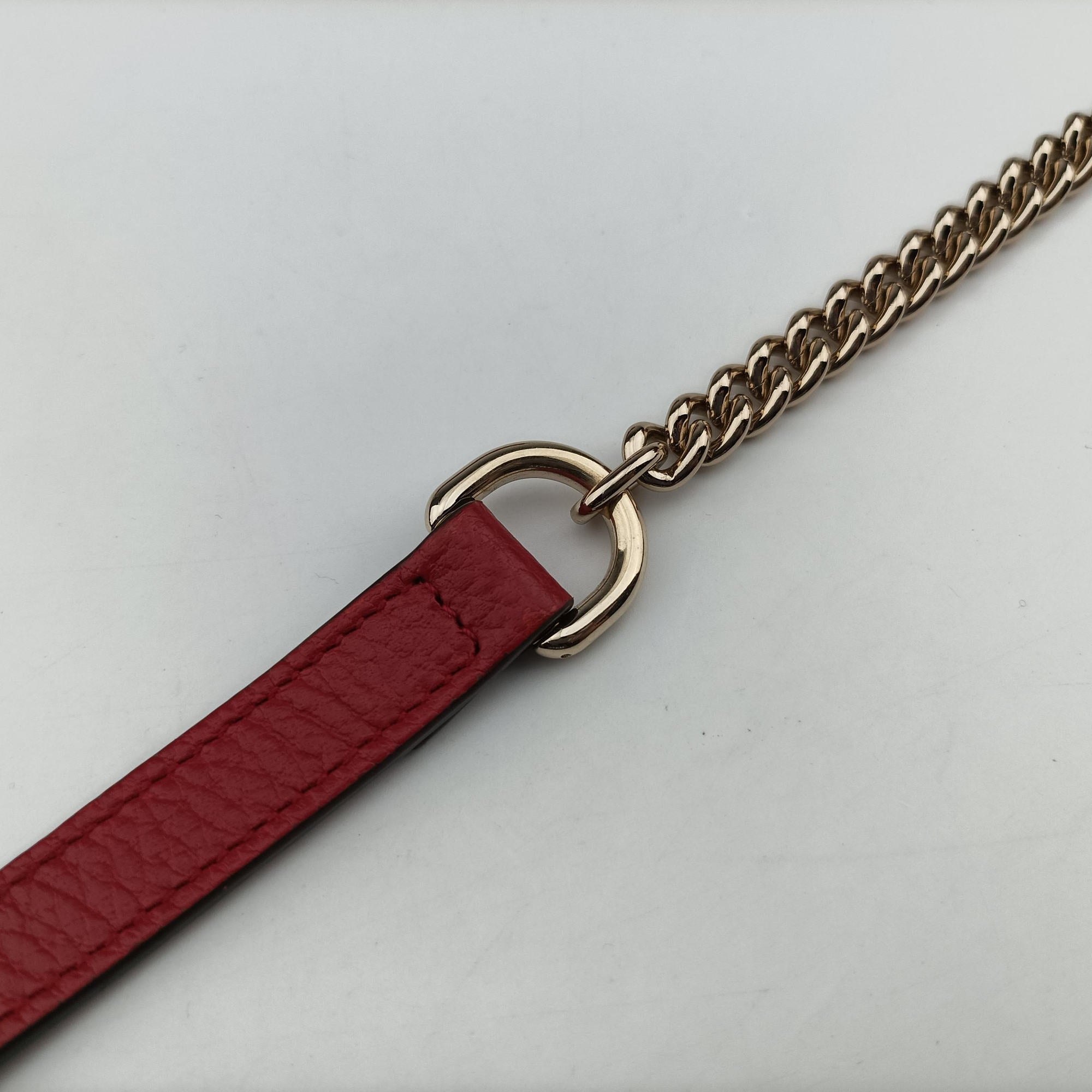 Secondhand Gucci Interlocking G Red Leather 510304 shoulderbag | stylenewstar