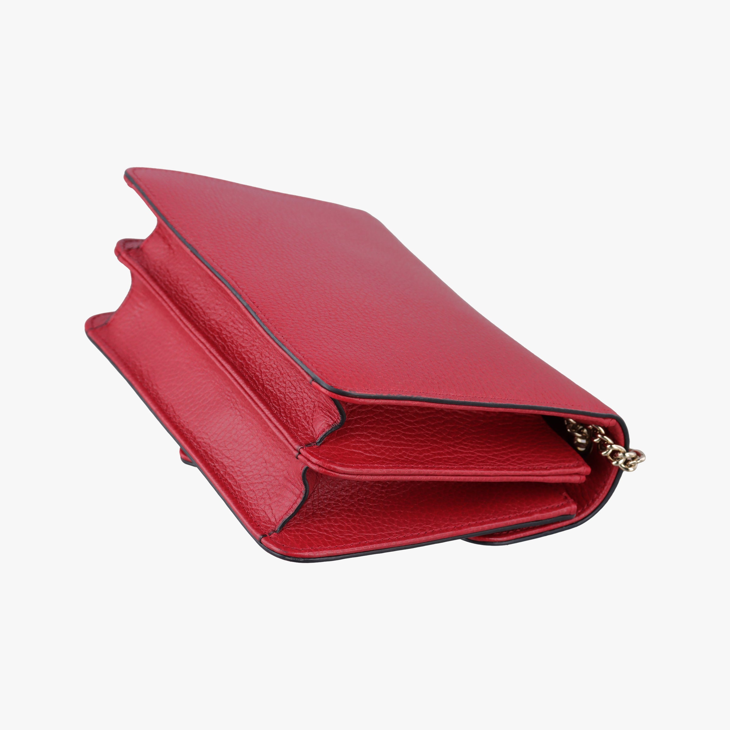 Secondhand Gucci Interlocking G Red Leather 510304 shoulderbag | stylenewstar