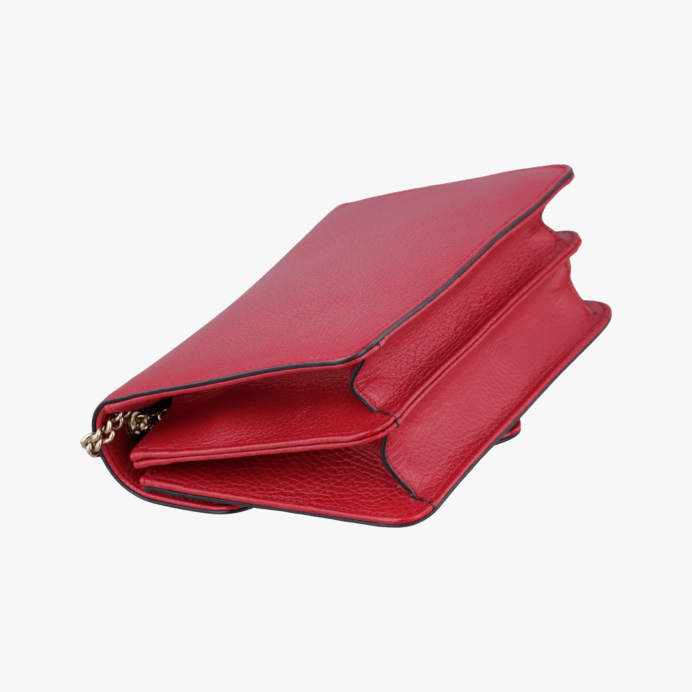 Secondhand Gucci Interlocking G Red Leather 510304 shoulderbag | stylenewstar