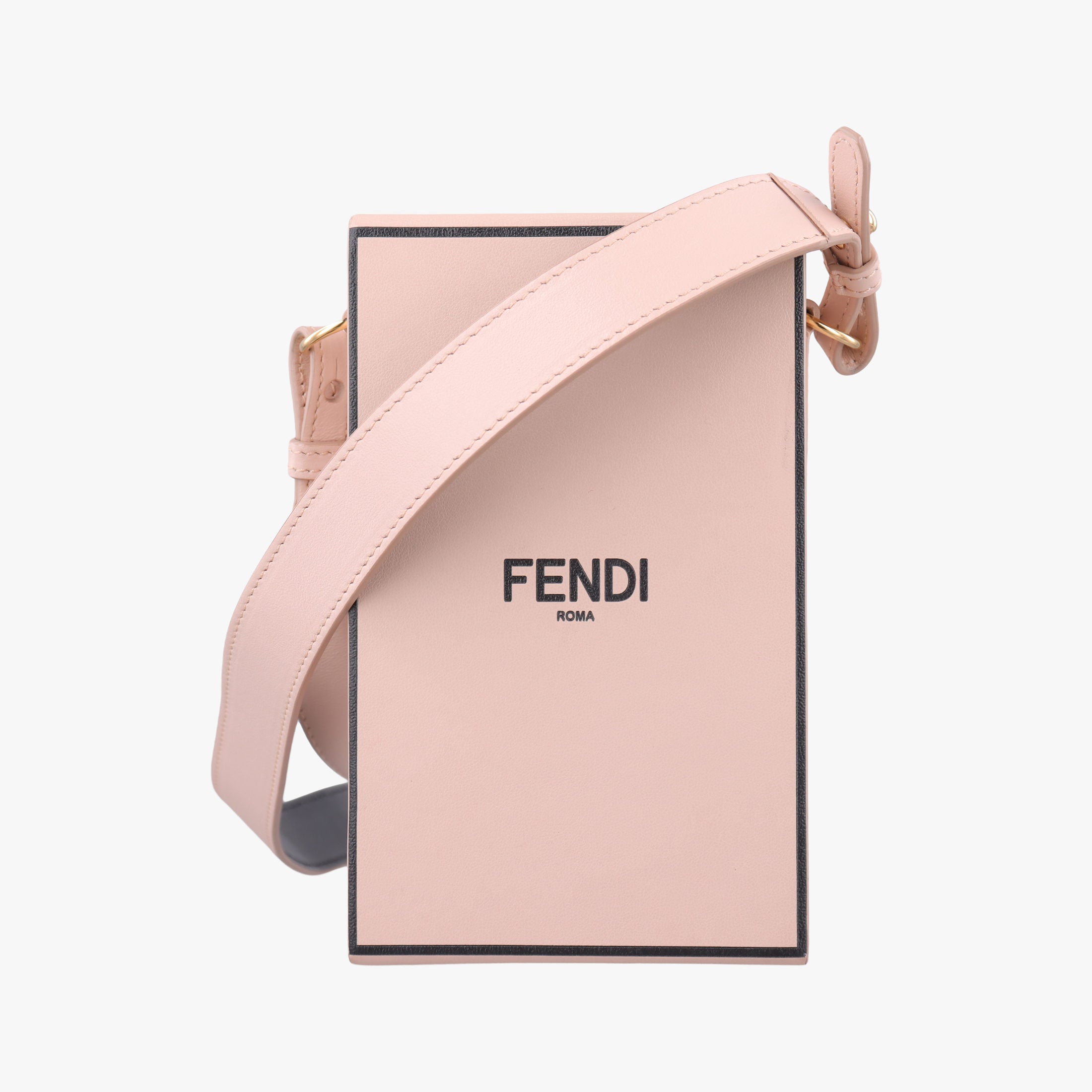 Pre-owned Fendi FENDI Box Packaging Pink Leather 8BT339 shoulderbag | stylenewstar