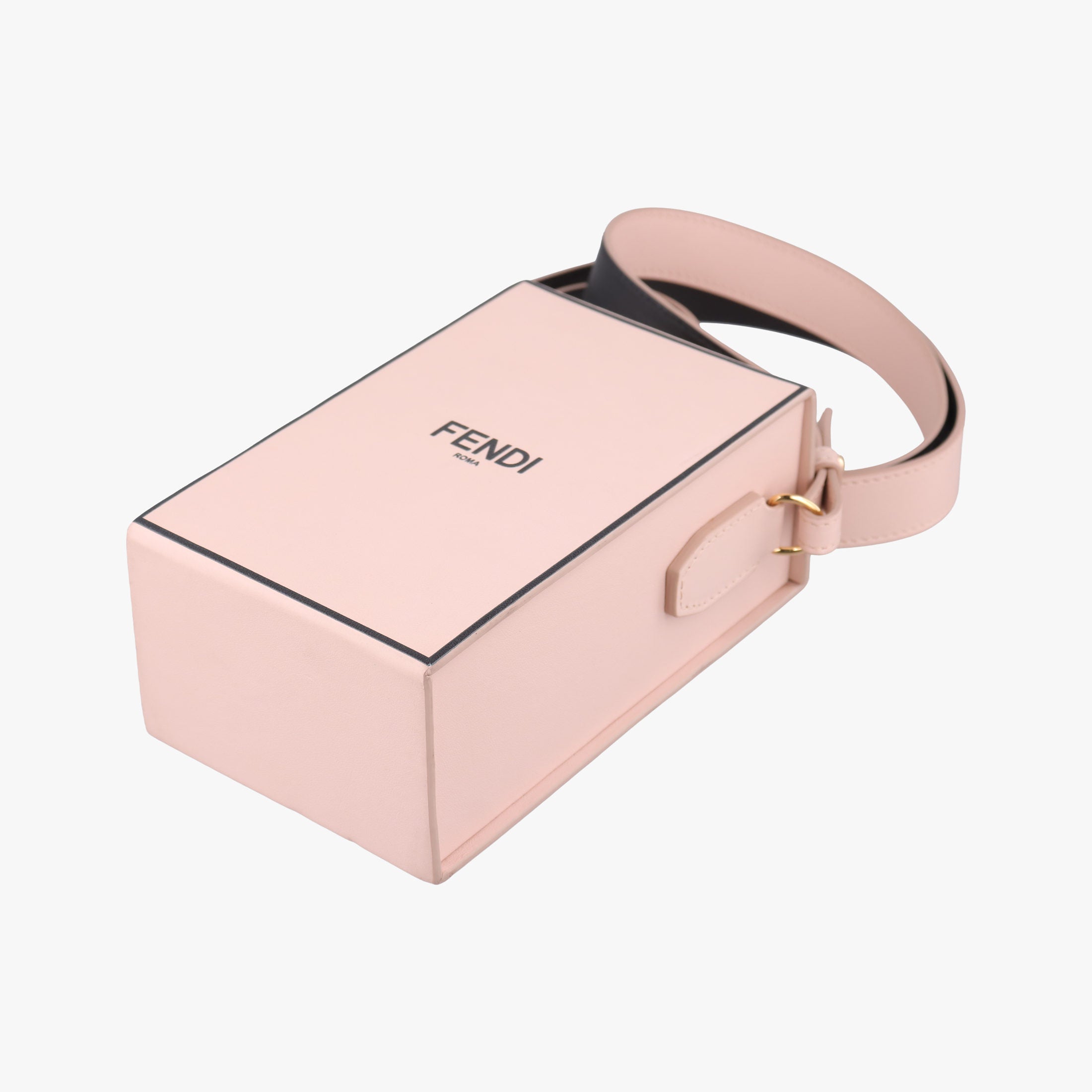 Pre-owned Fendi FENDI Box Packaging Pink Leather 8BT339 shoulderbag | stylenewstar