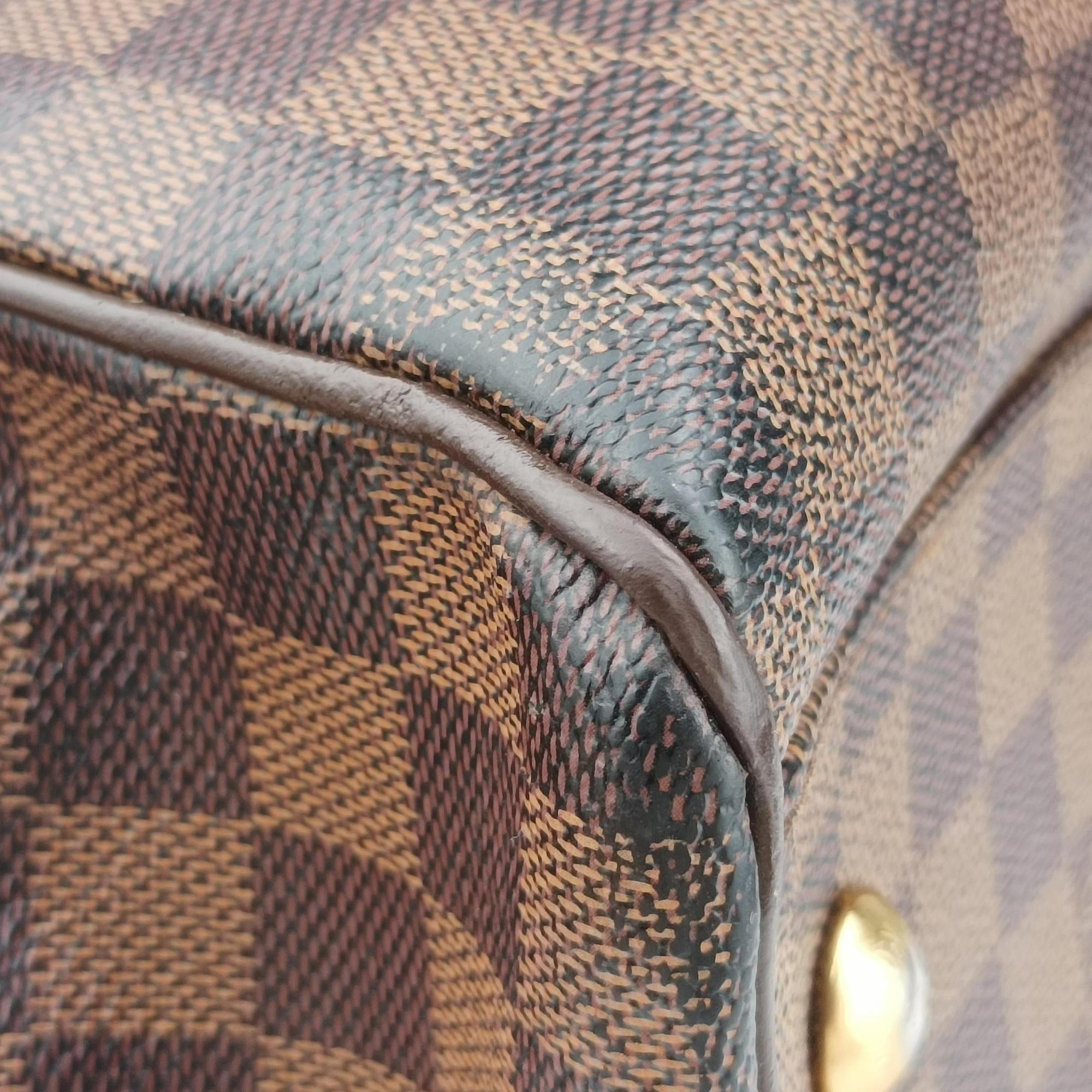 Pre-owned Louis Vuitton TREVI PM EBENE Damier Canvas N51997 shoulderbag | stylenewstar