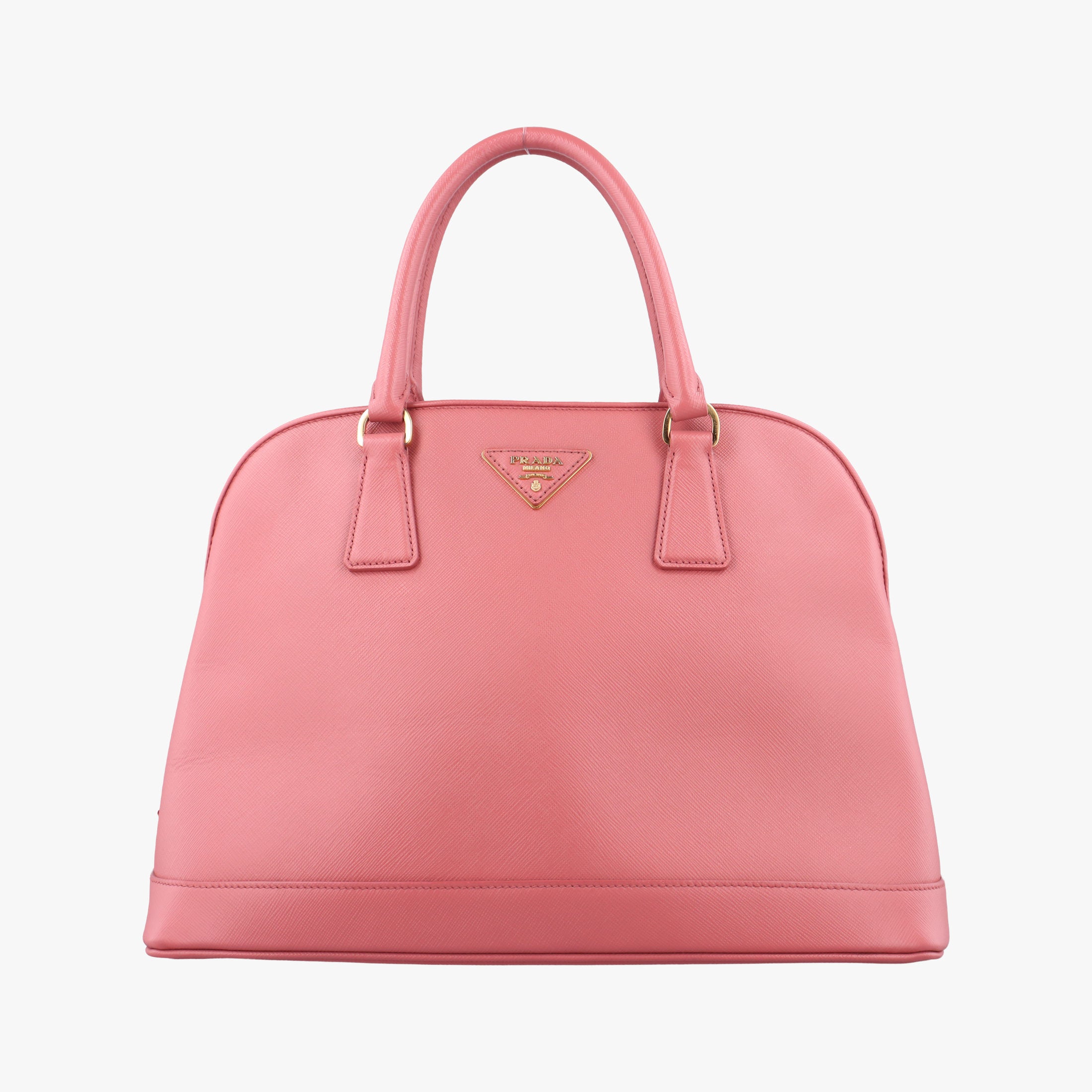 Pre-owned Prada Promenade Pink SAFFIANO Leather BN2558 handbag | stylenewstar