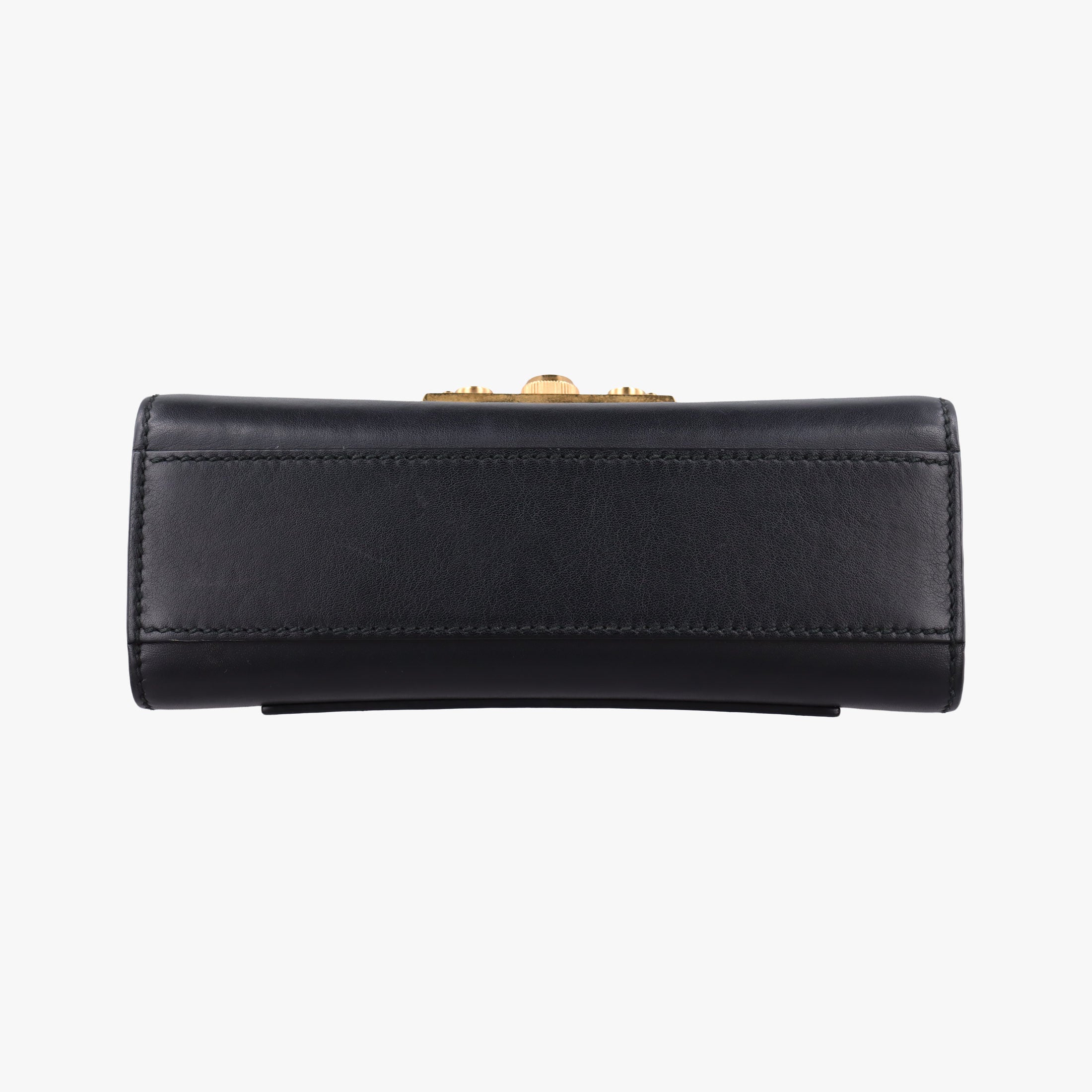 Pre-owned Gucci Padlock Black Leather 409487 shoulderbag | stylenewstar