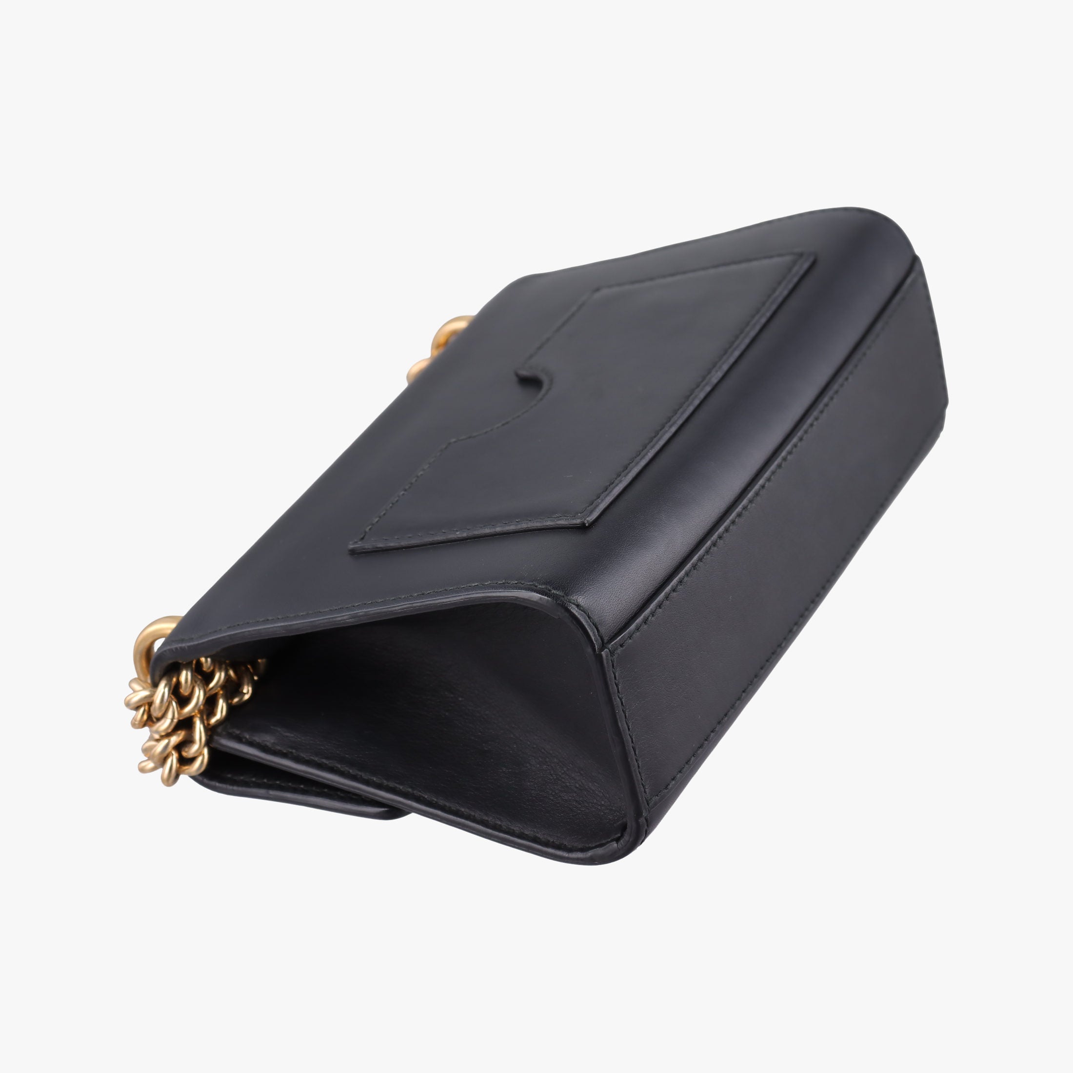 Pre-owned Gucci Padlock Black Leather 409487 shoulderbag | stylenewstar