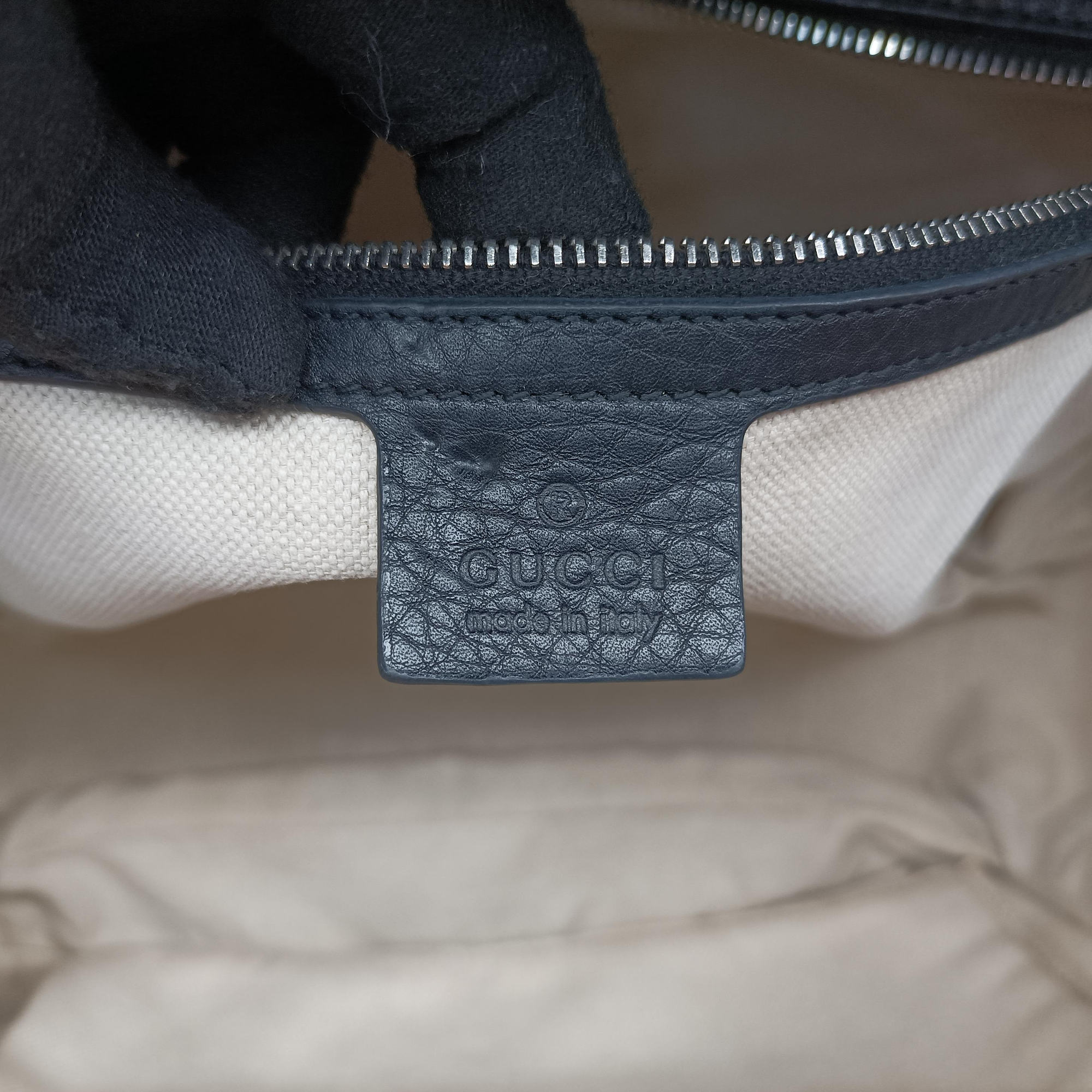 Pre-owned Gucci New Bamboo Black Leather 240241 shoulderbag | stylenewstar
