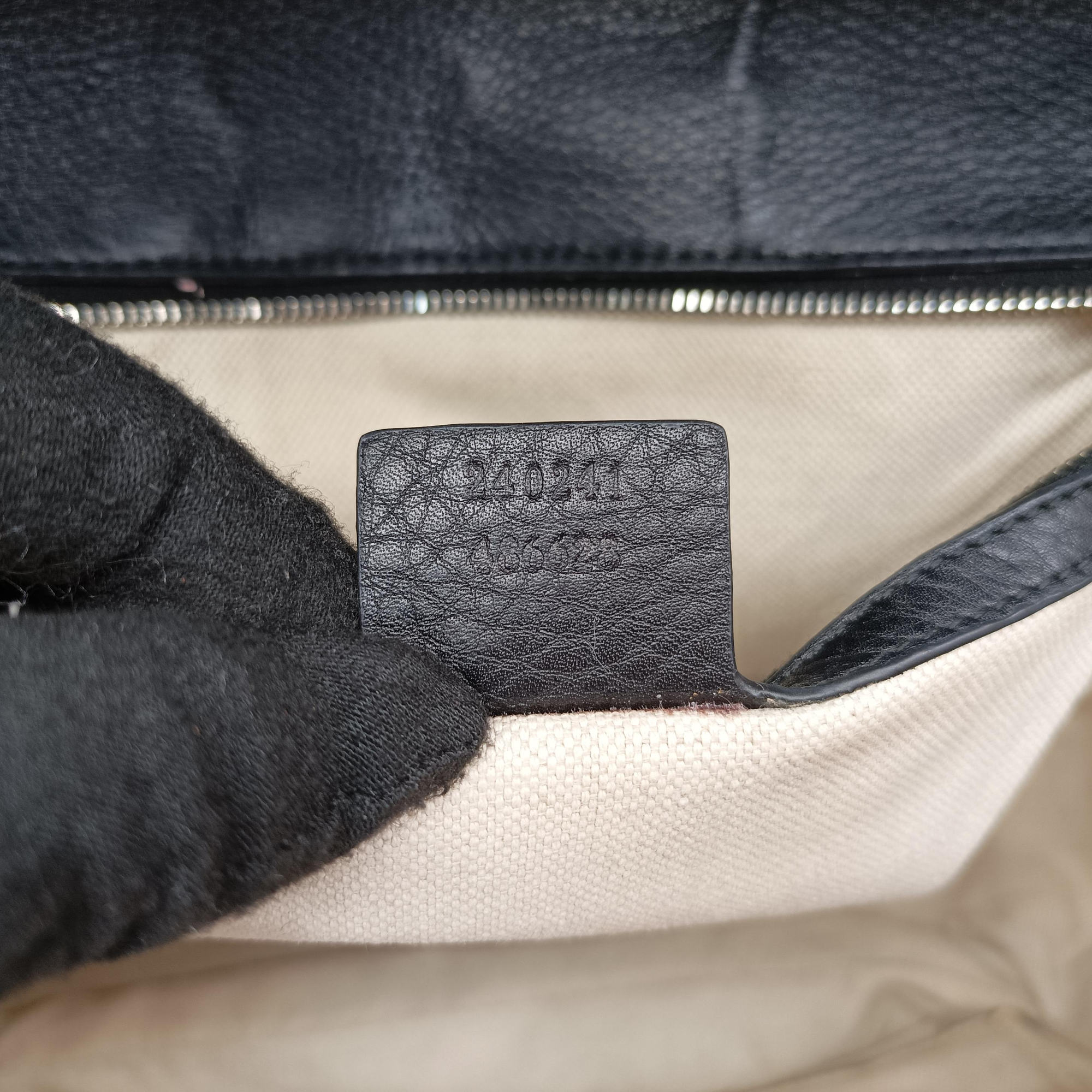 Pre-owned Gucci New Bamboo Black Leather 240241 shoulderbag | stylenewstar