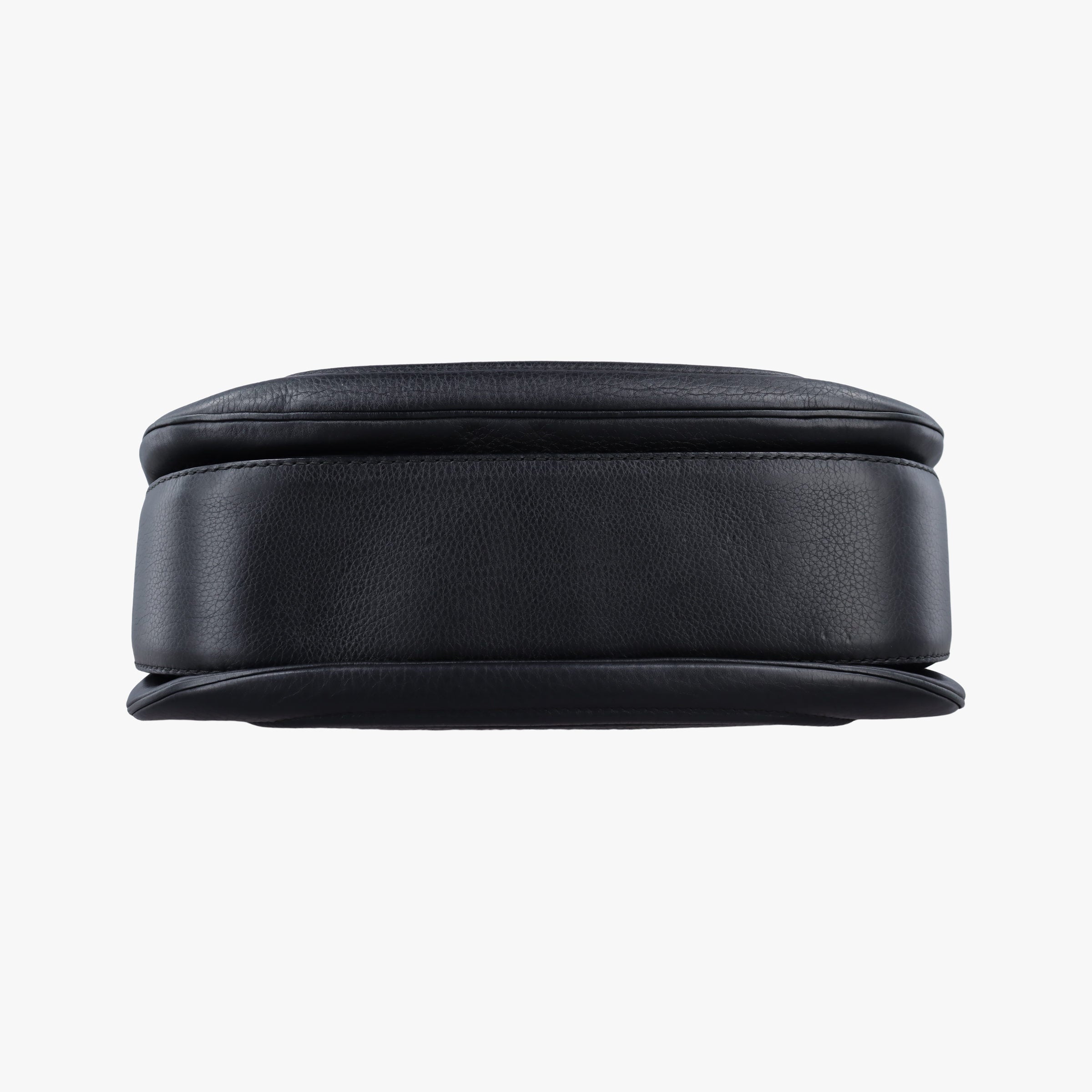 Pre-owned Gucci New Bamboo Black Leather 240241 shoulderbag | stylenewstar