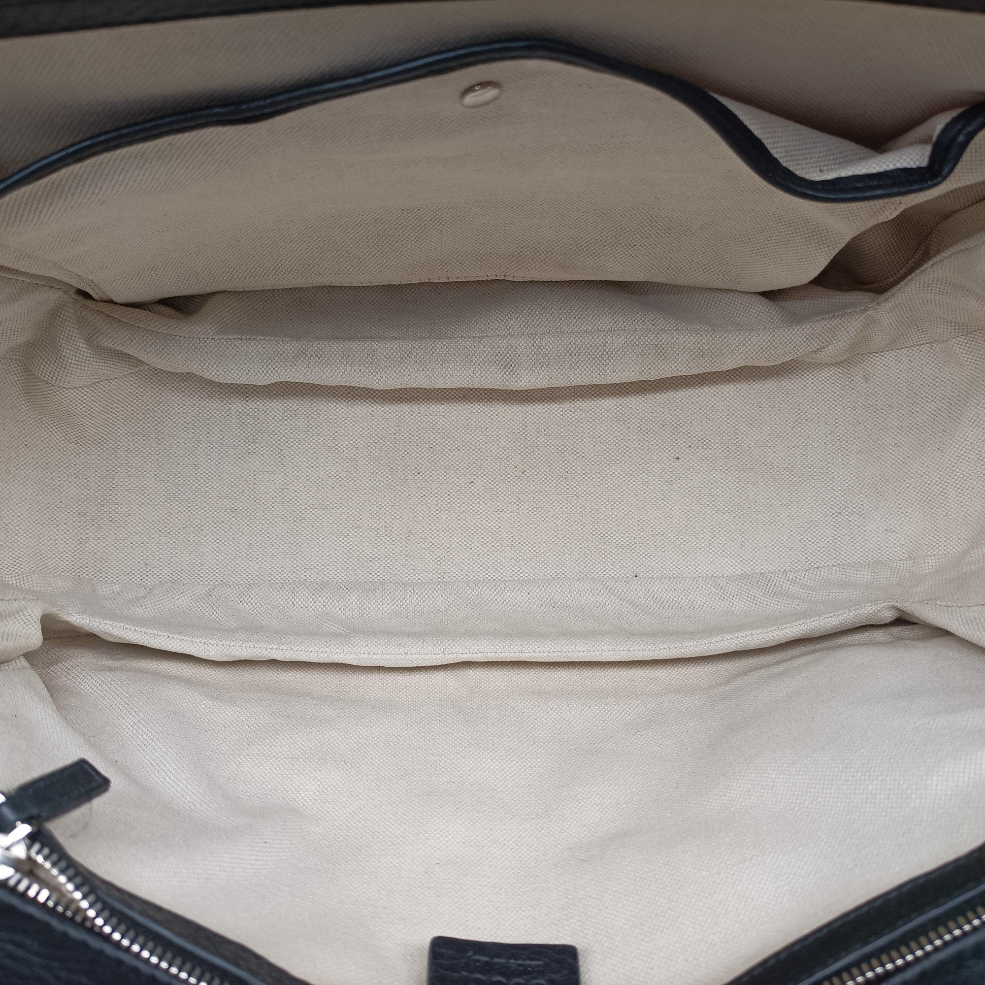 Pre-owned Gucci New Bamboo Black Leather 240241 shoulderbag | stylenewstar