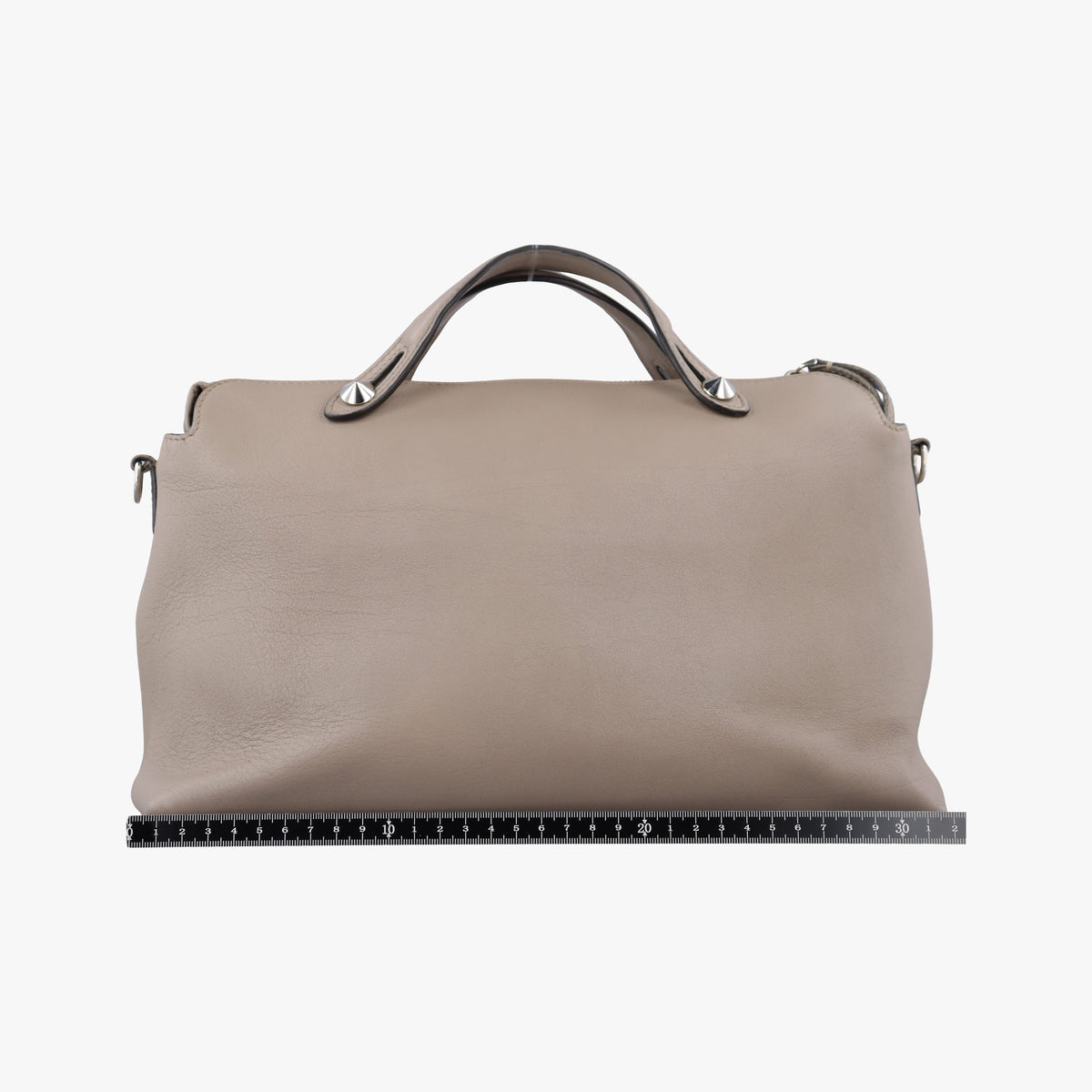 Pre-owned Fendi By The Way Beige Leather 8BL125 shoulderbag | stylenewstar
