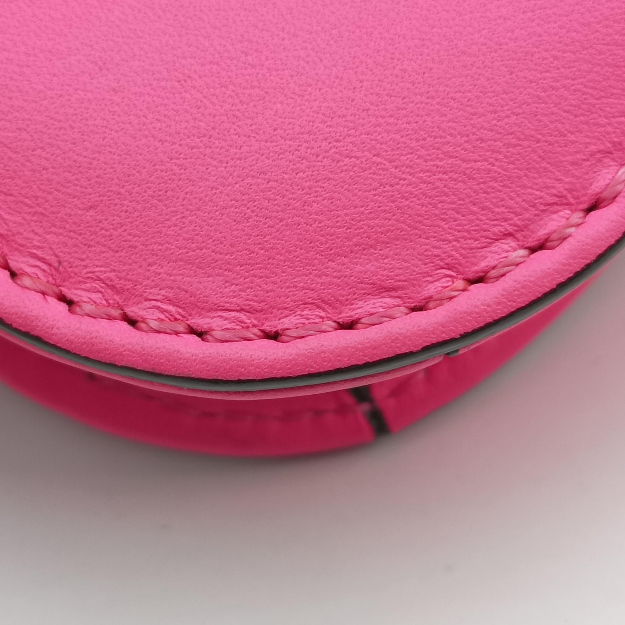 Pre-owned Valentino Rockstud Glam Lock Pink Leather  shoulderbag | stylenewstar