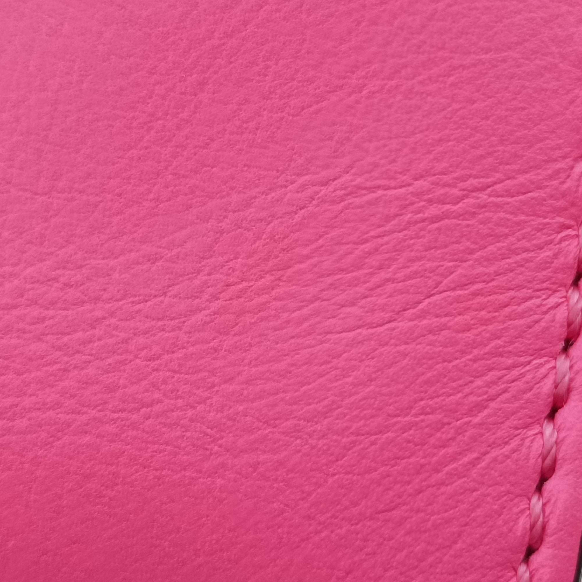 Pre-owned Valentino Rockstud Glam Lock Pink Leather  shoulderbag | stylenewstar
