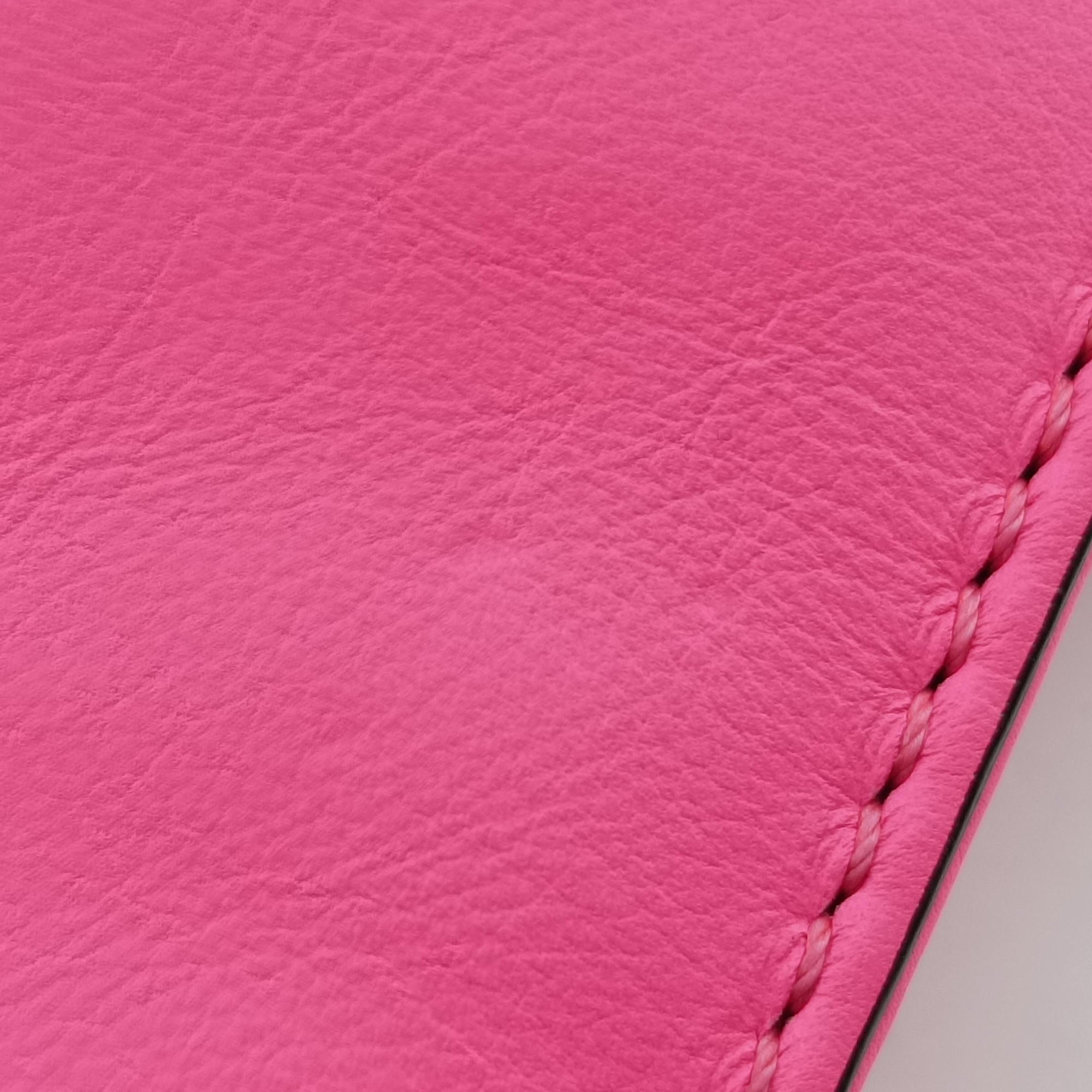 Pre-owned Valentino Rockstud Glam Lock Pink Leather  shoulderbag | stylenewstar
