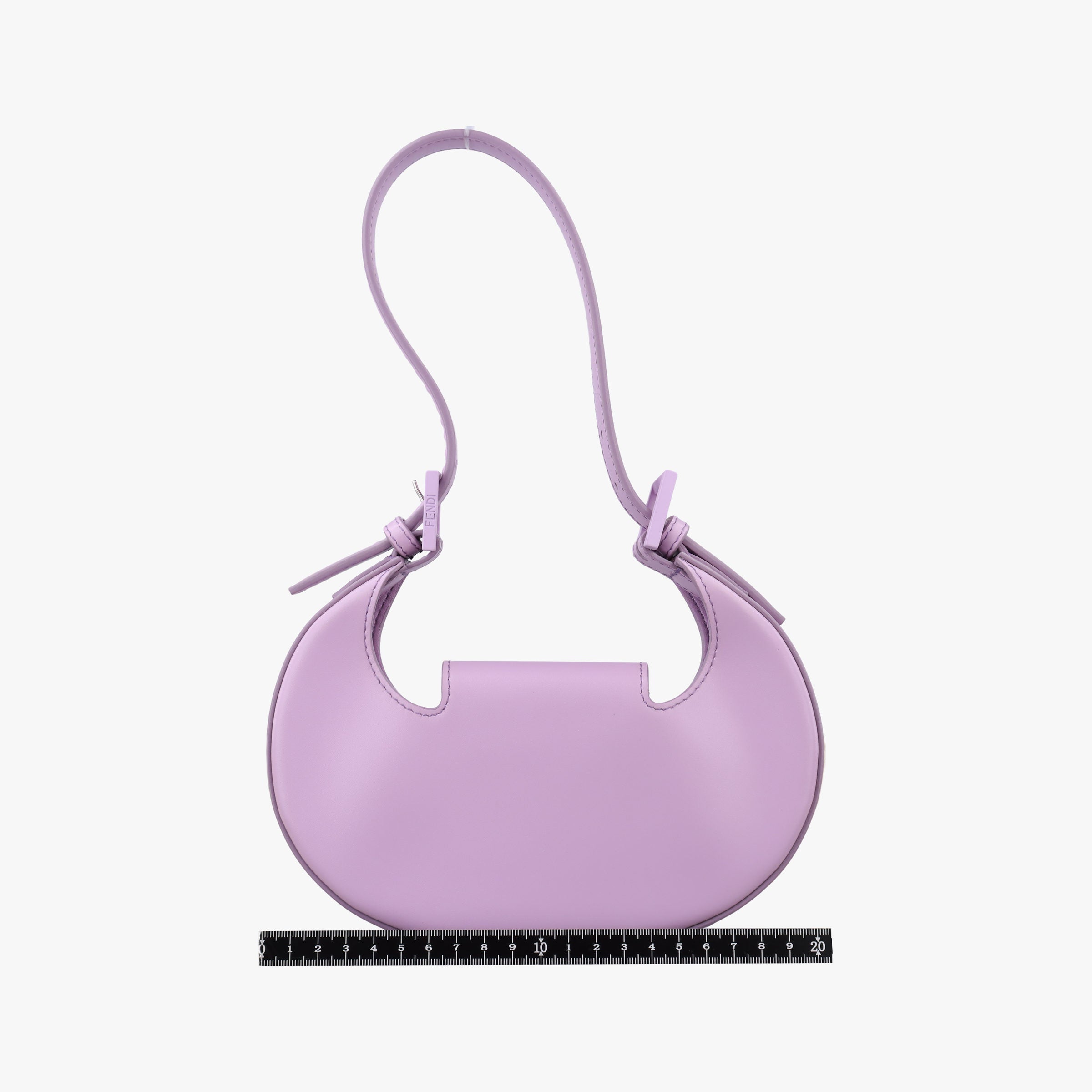 Pre-owned Fendi Cookie Mini Purple Leather 8BS065 handbag | stylenewstar
