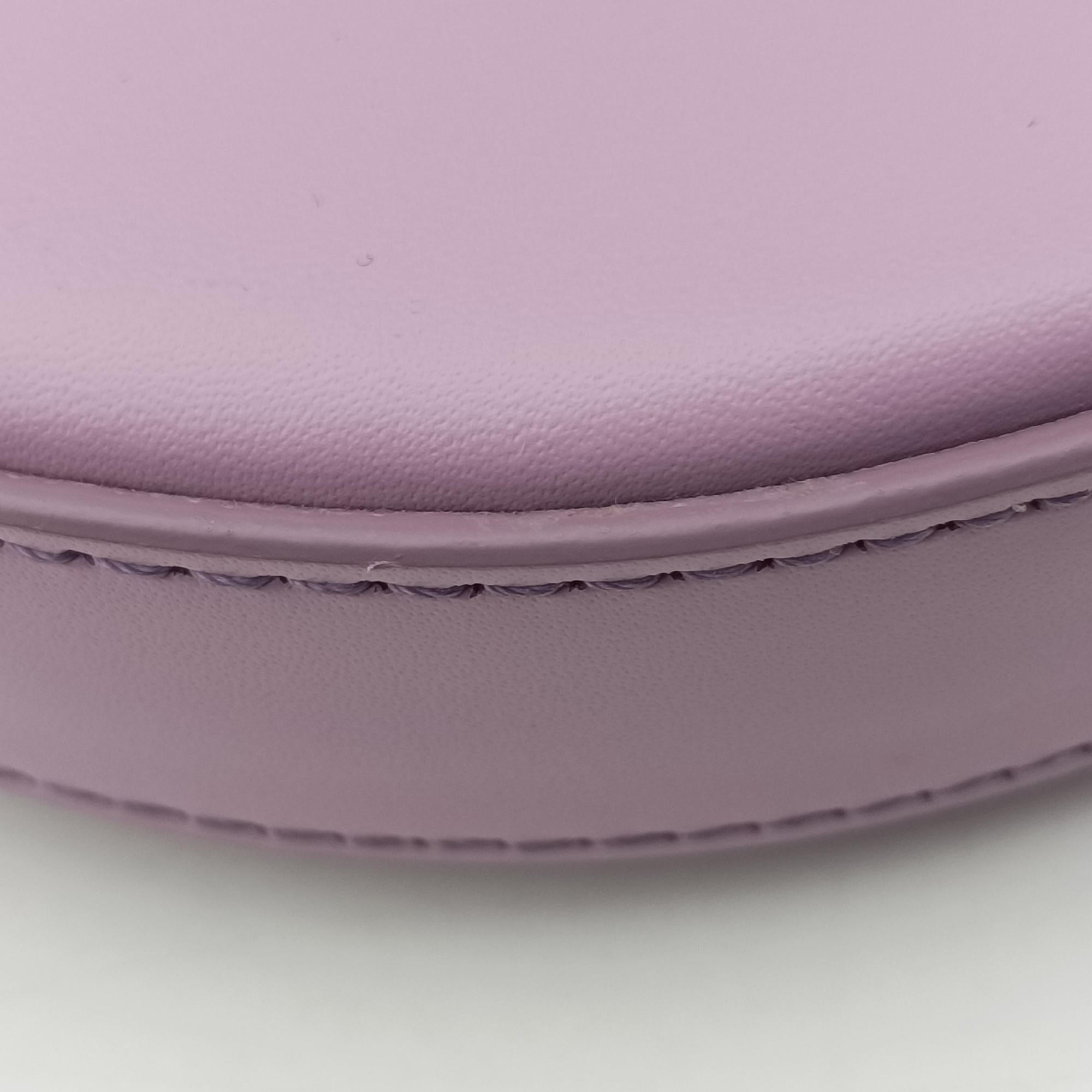 Pre-owned Fendi Cookie Mini Purple Leather 8BS065 handbag | stylenewstar