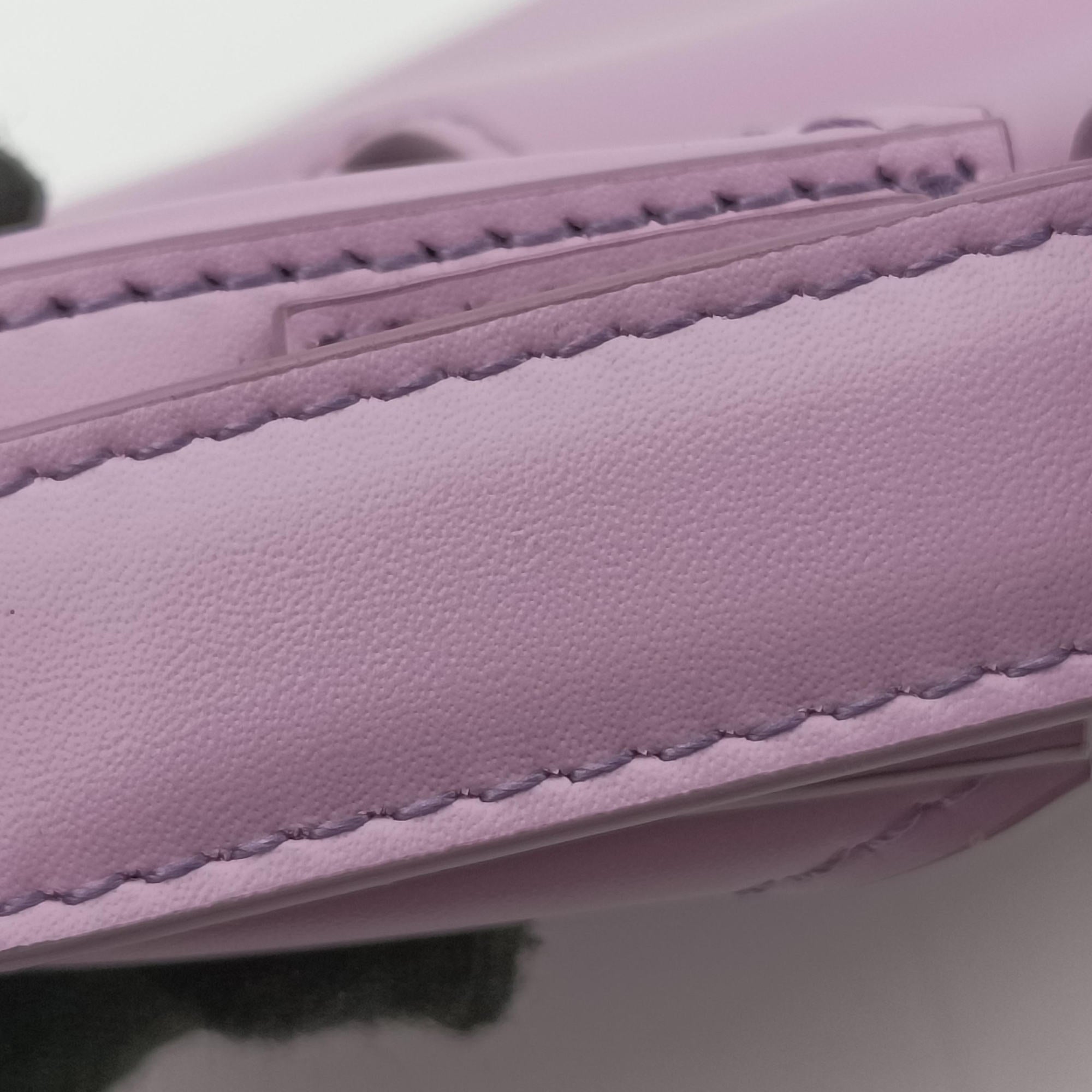 Pre-owned Fendi Cookie Mini Purple Leather 8BS065 handbag | stylenewstar