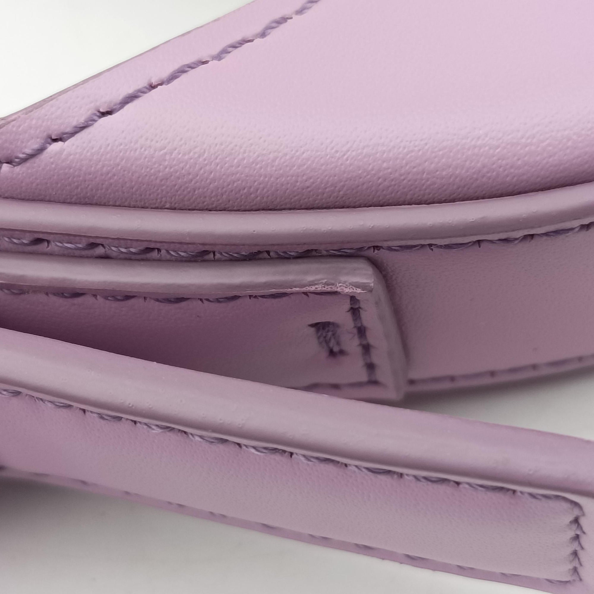 Pre-owned Fendi Cookie Mini Purple Leather 8BS065 handbag | stylenewstar