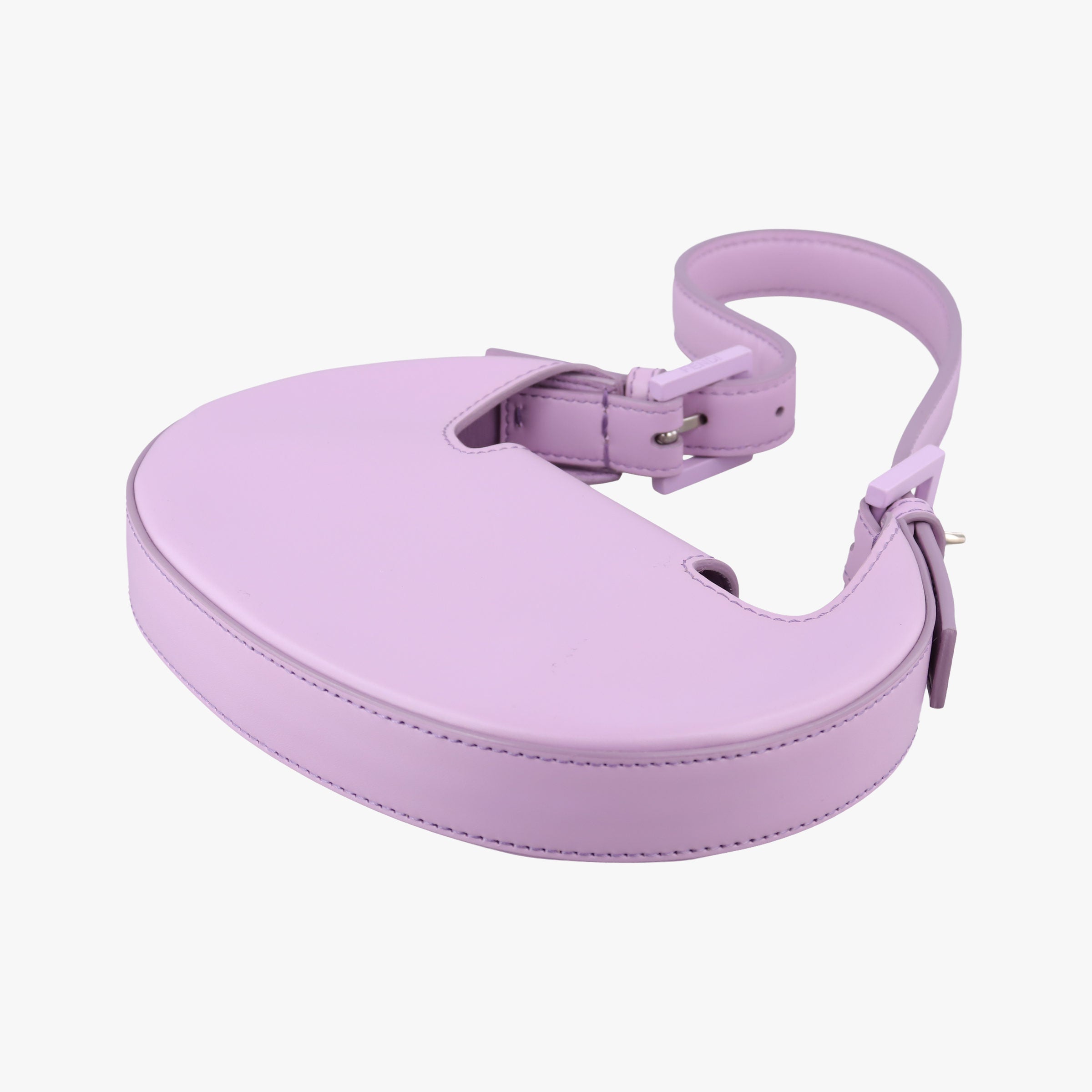 Pre-owned Fendi Cookie Mini Purple Leather 8BS065 handbag | stylenewstar