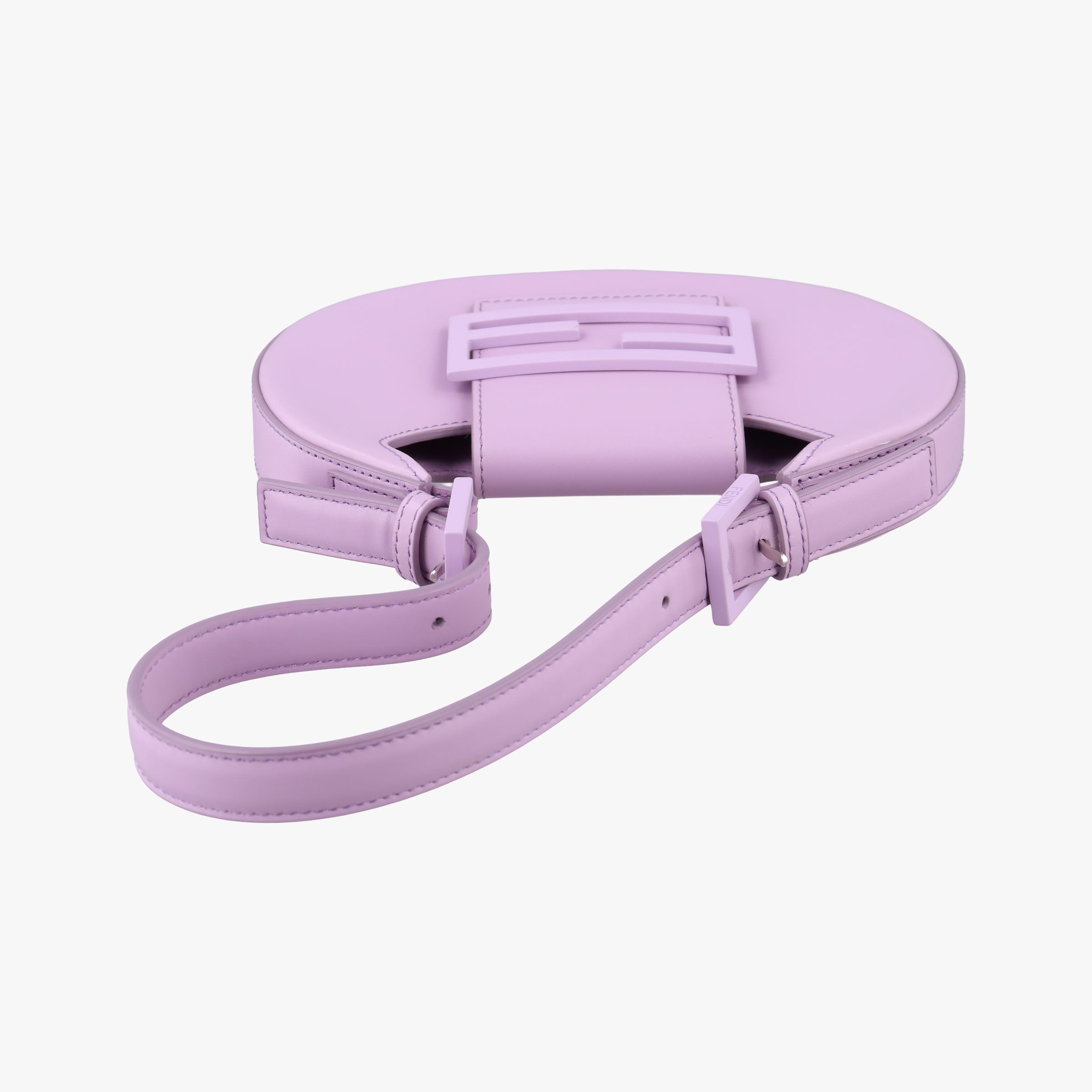 Pre-owned Fendi Cookie Mini Purple Leather 8BS065 handbag | stylenewstar
