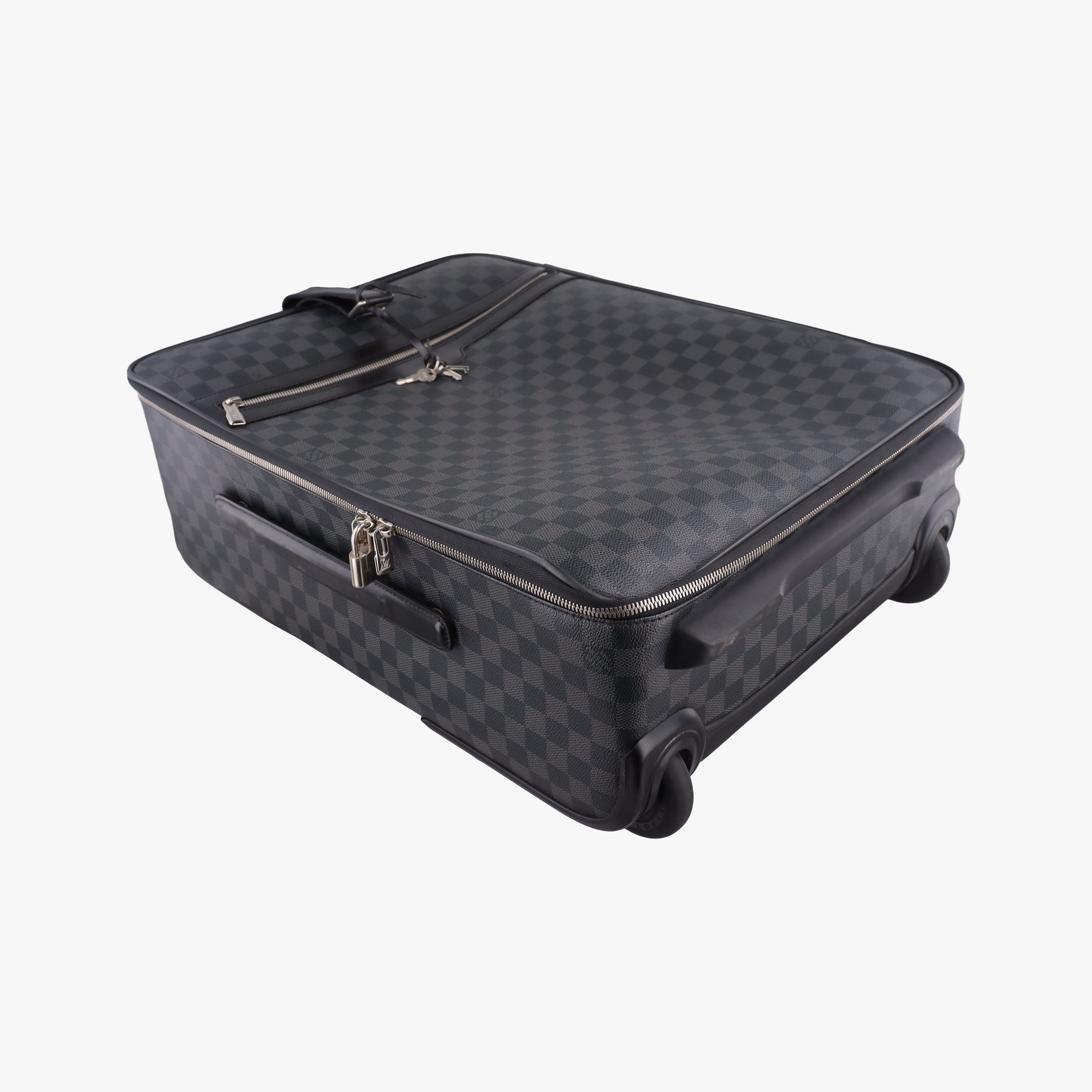 Pre-owned Louis Vuitton PEGASE 55 Graphite Damier Canvas N23299 suitcase | stylenewstar